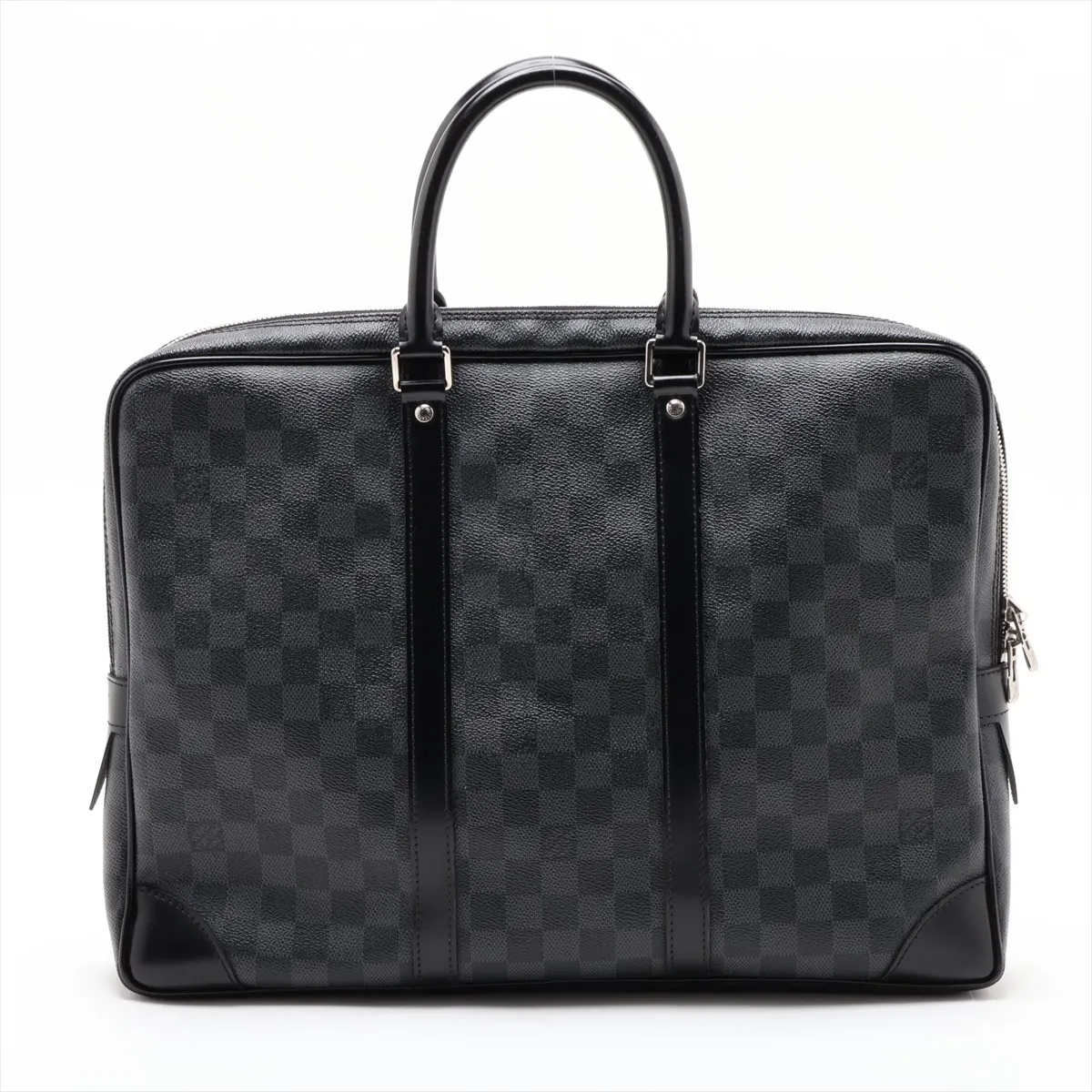 Damier Graphite Port Document Voyage N41125 BA2112 Black — view 2