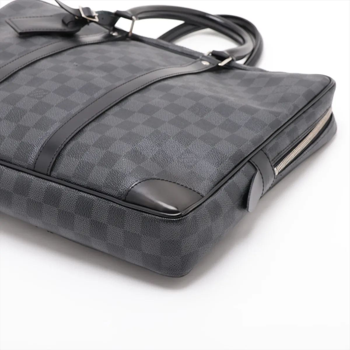 Damier Graphite Port Document Voyage N41125 BA2112 Black — view 3
