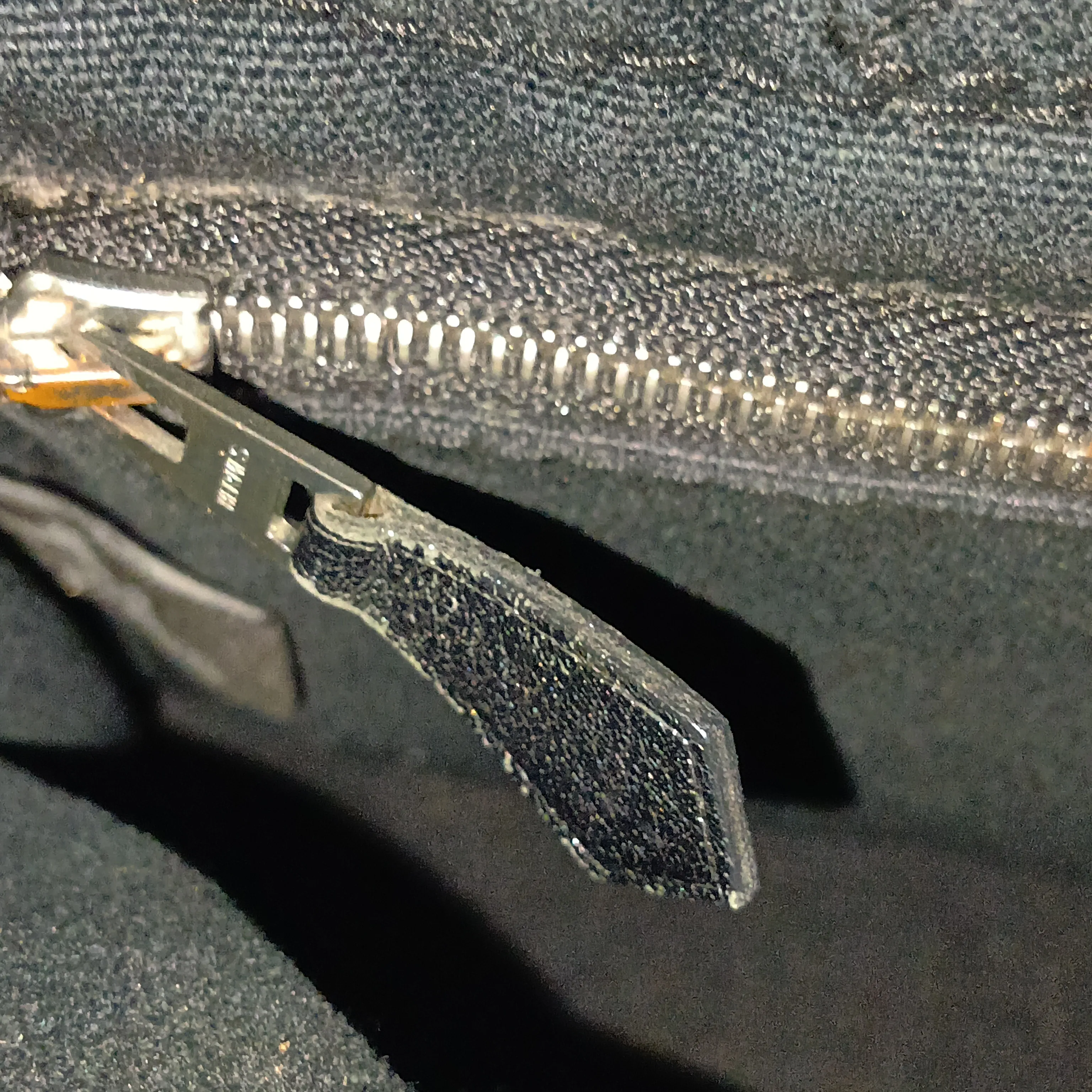 Fourre-Tout PM Canvas x Leather Black Silver Hardware — view 10