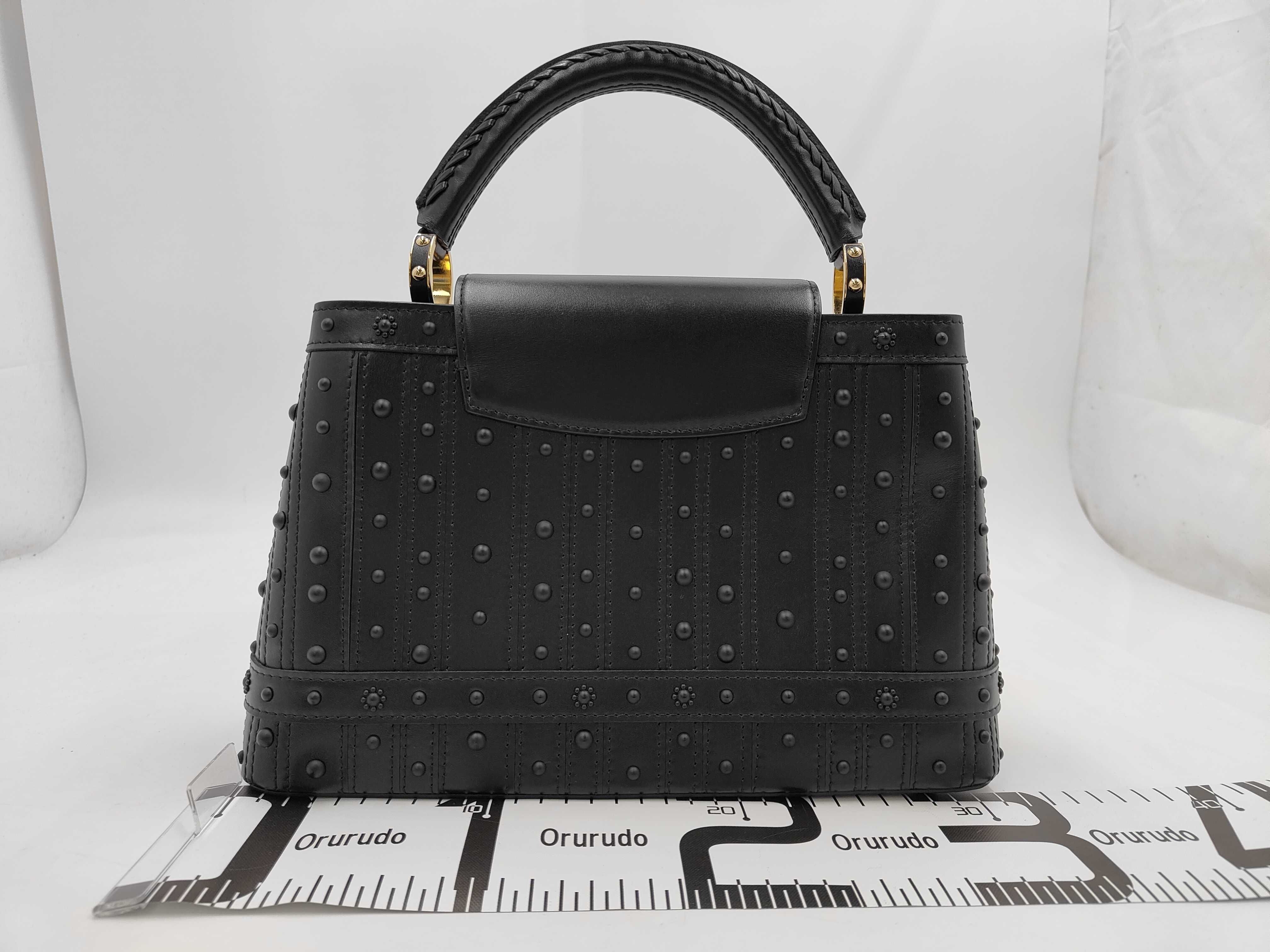 M21414 Peter Marino Collaboration Arty Capucines MM IC Handbag with Dust Bag and Strap — view 2