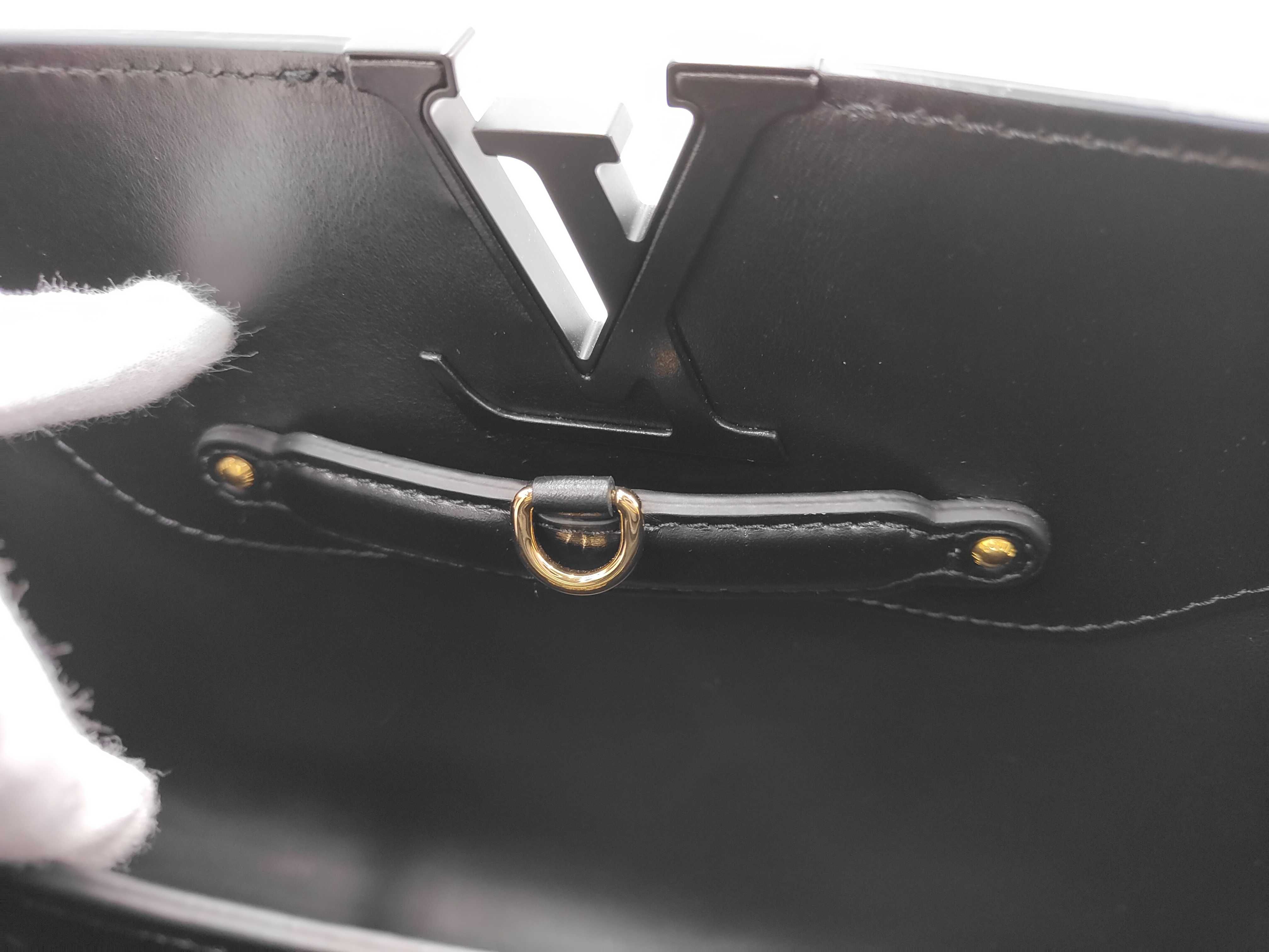 M21414 Peter Marino Collaboration Arty Capucines MM IC Handbag with Dust Bag and Strap — view 12