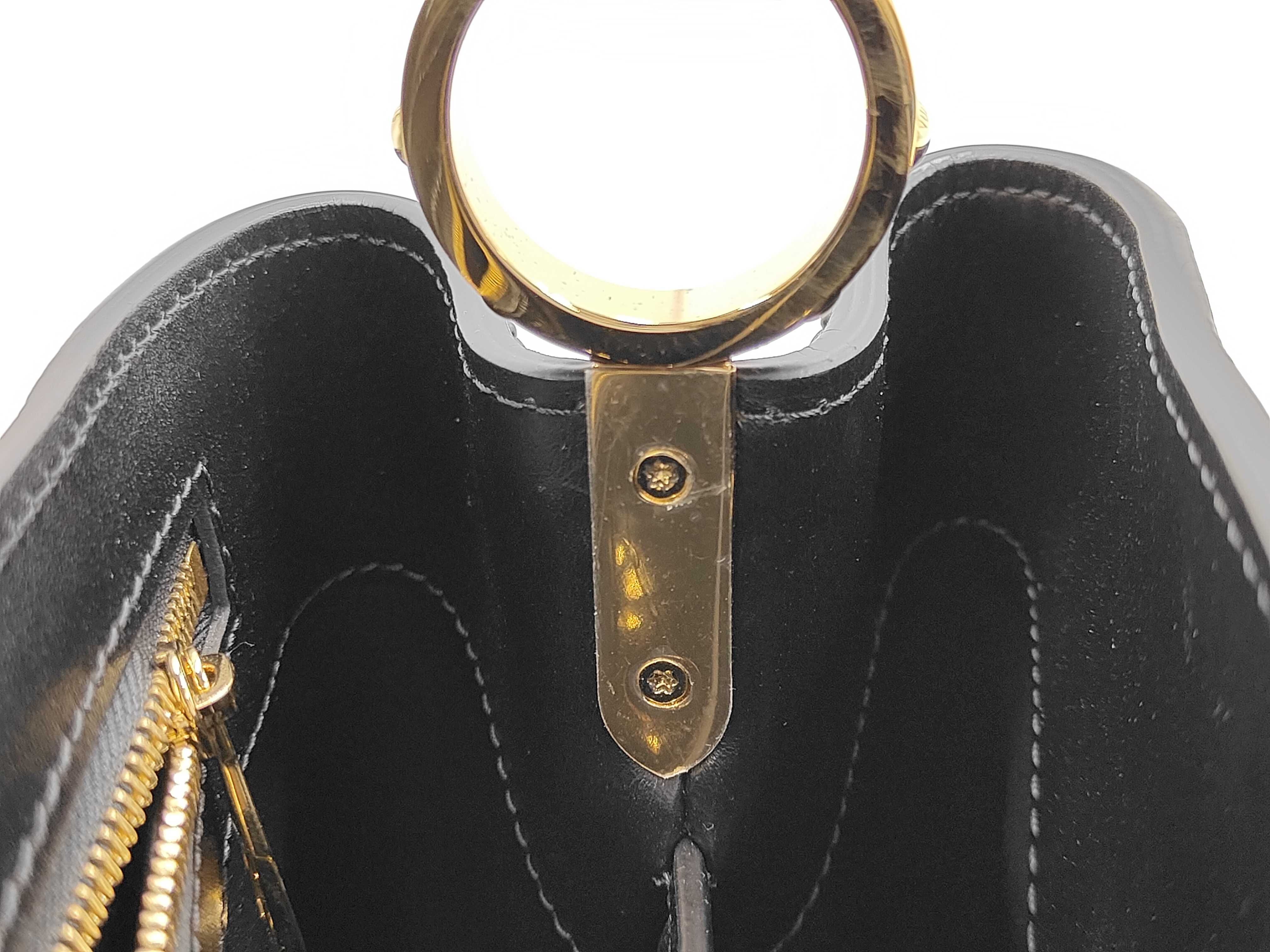 M21414 Peter Marino Collaboration Arty Capucines MM IC Handbag with Dust Bag and Strap — view 13