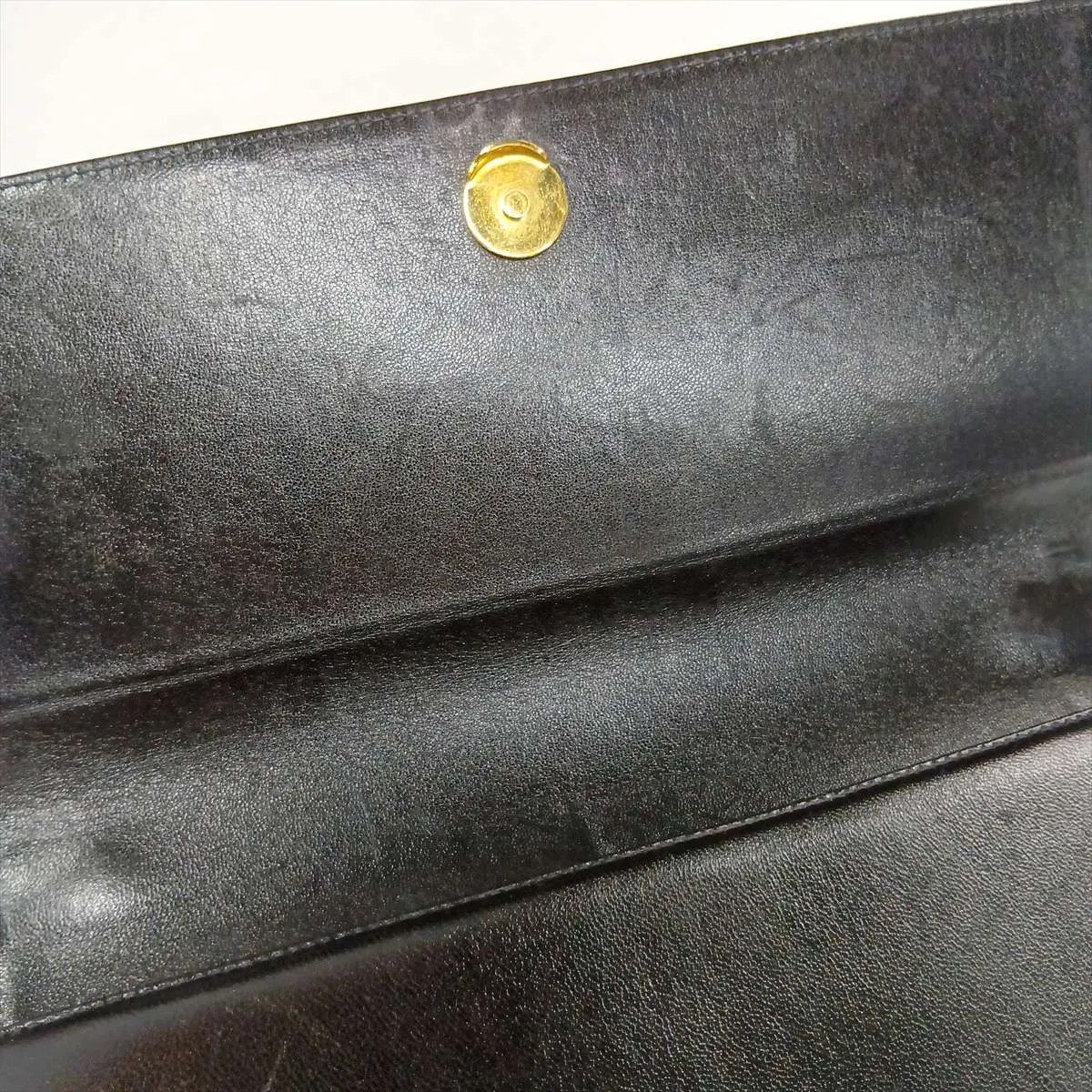 Coco Mark Lambskin x Patent Leather Chain Shoulder Bag, Black with Gold Hardware, 4835829, Series 4 — view 12