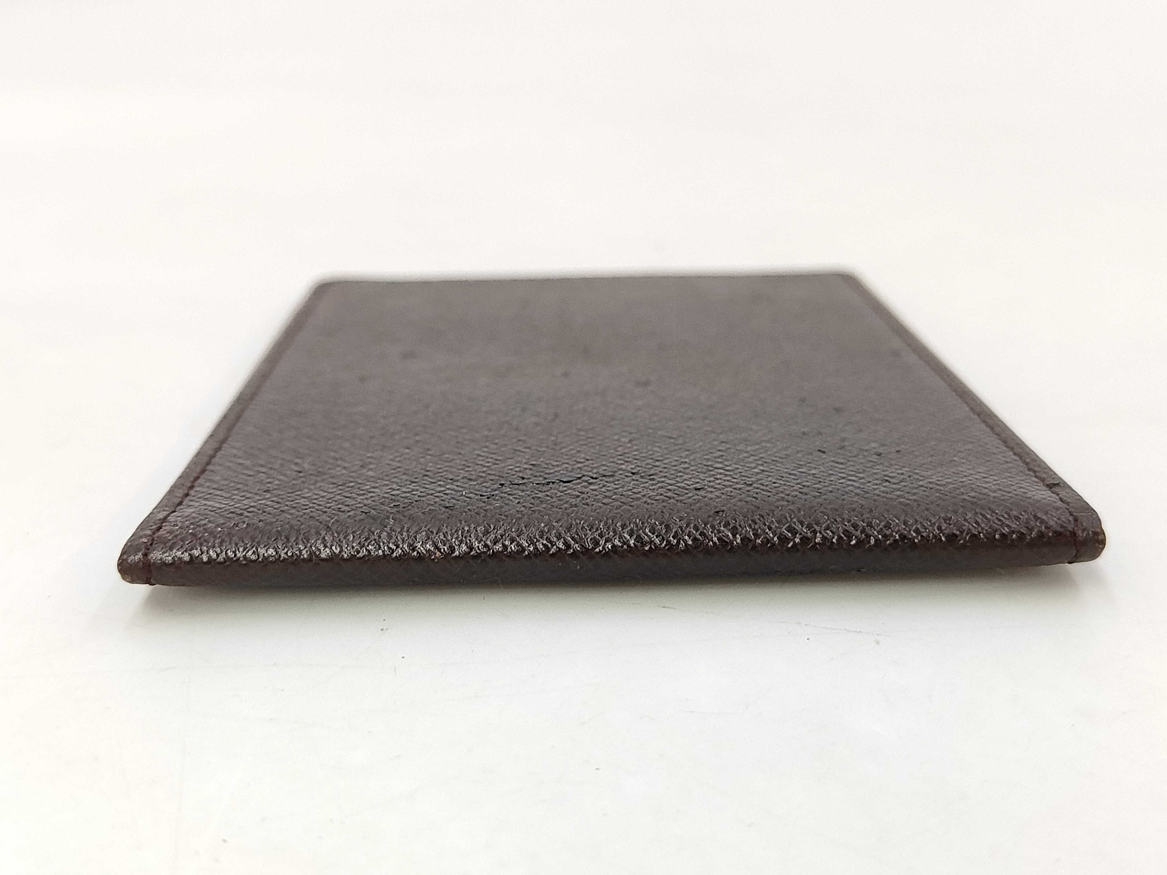 Taiga Leather Card Case (Card Case/Pass Case/Business Card Holder) — view 4