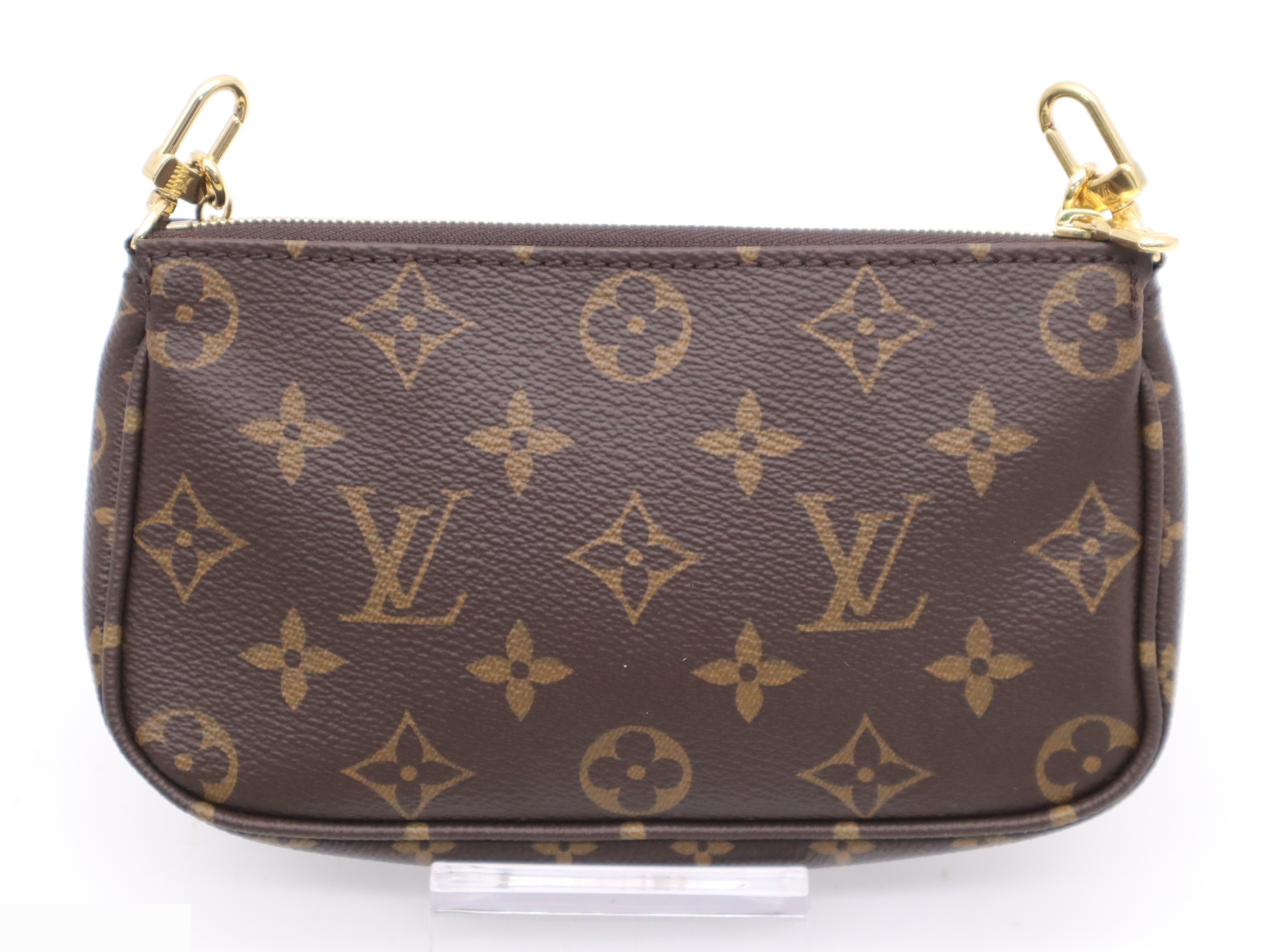Multi Pochette Accessoires, Khaki, with Shoulder Strap, RFID — view 6