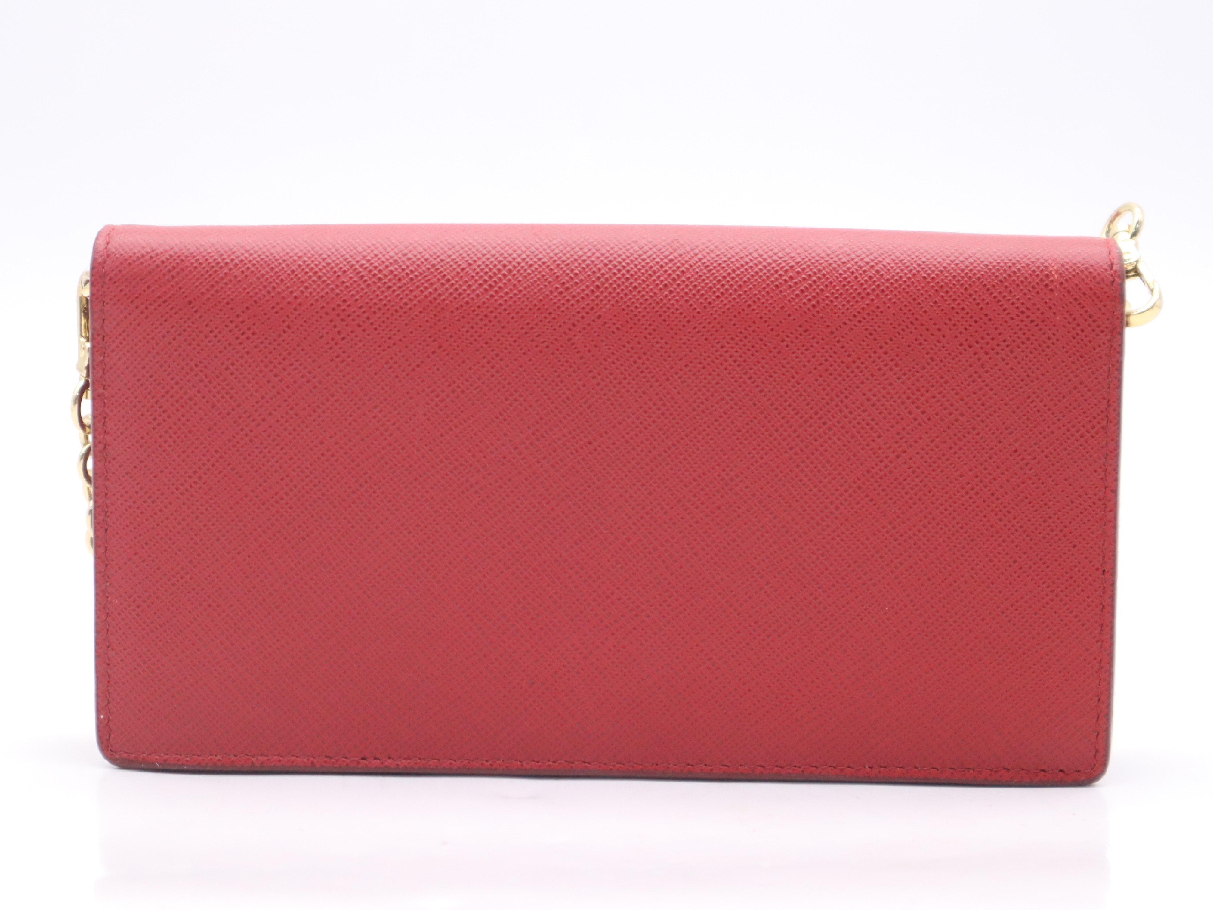Saffiano Chain Wallet (Wallet with Chain) — view 2