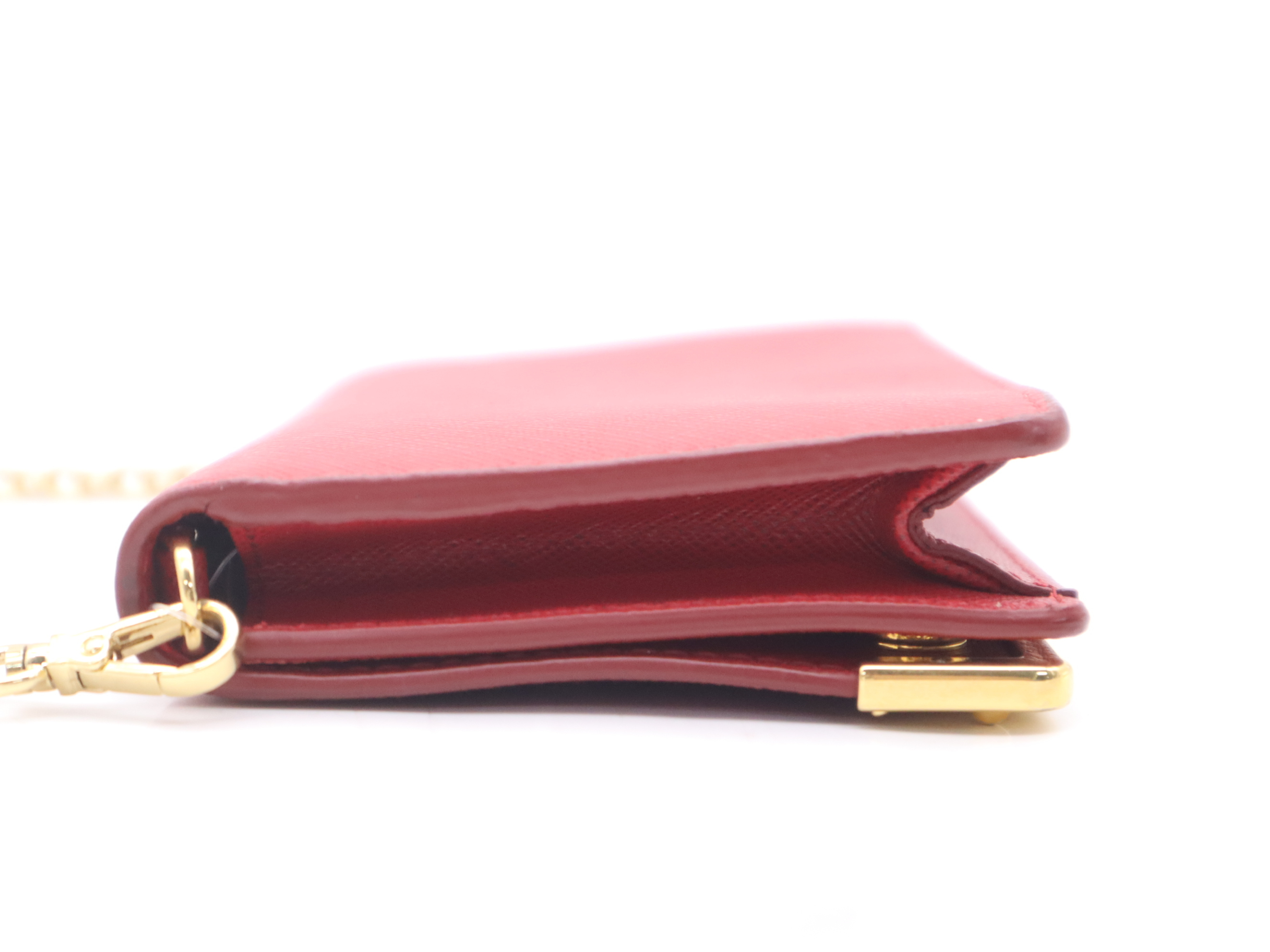 Saffiano Chain Wallet (Wallet with Chain) — view 3