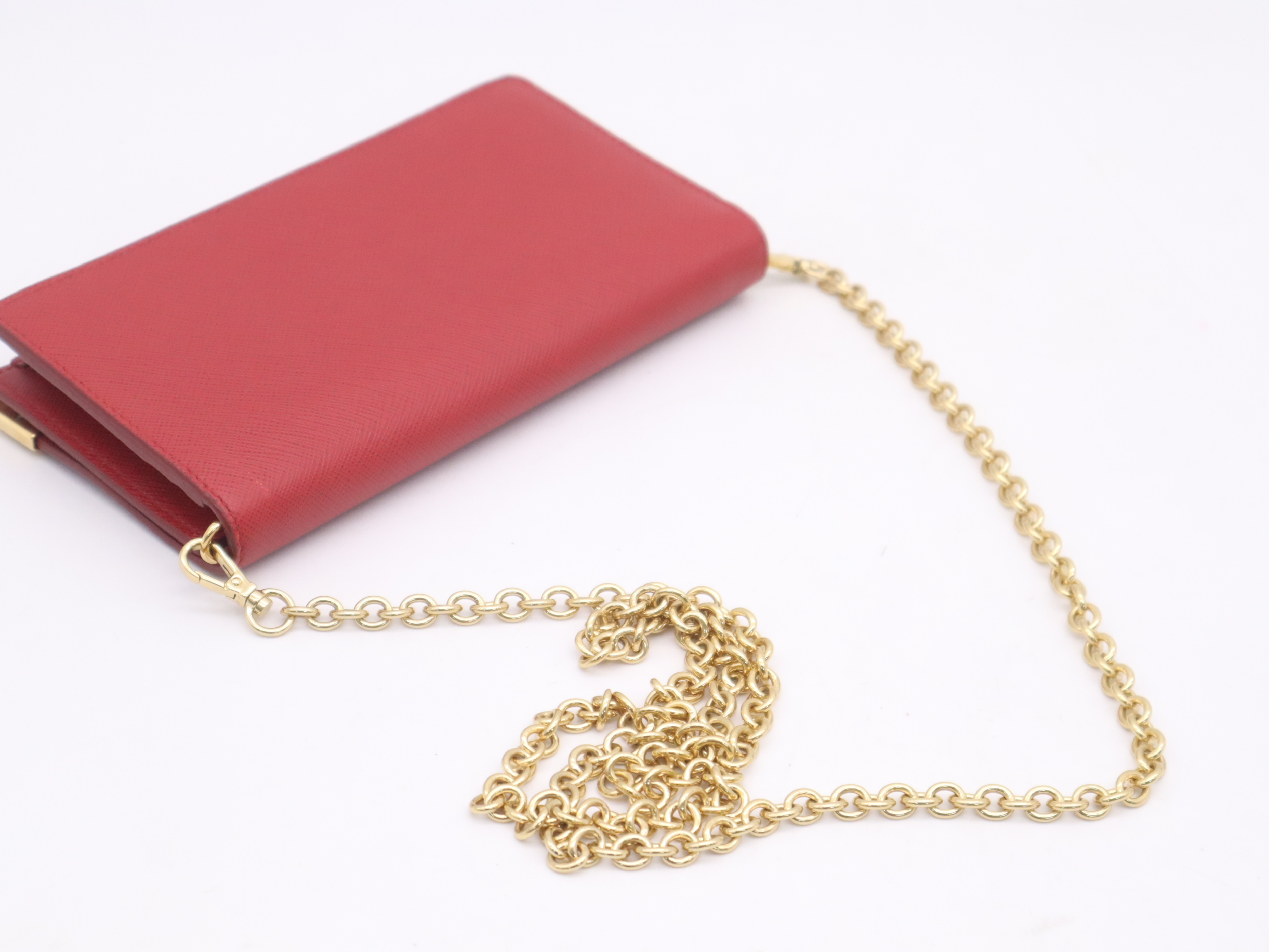 Saffiano Chain Wallet (Wallet with Chain) — view 6