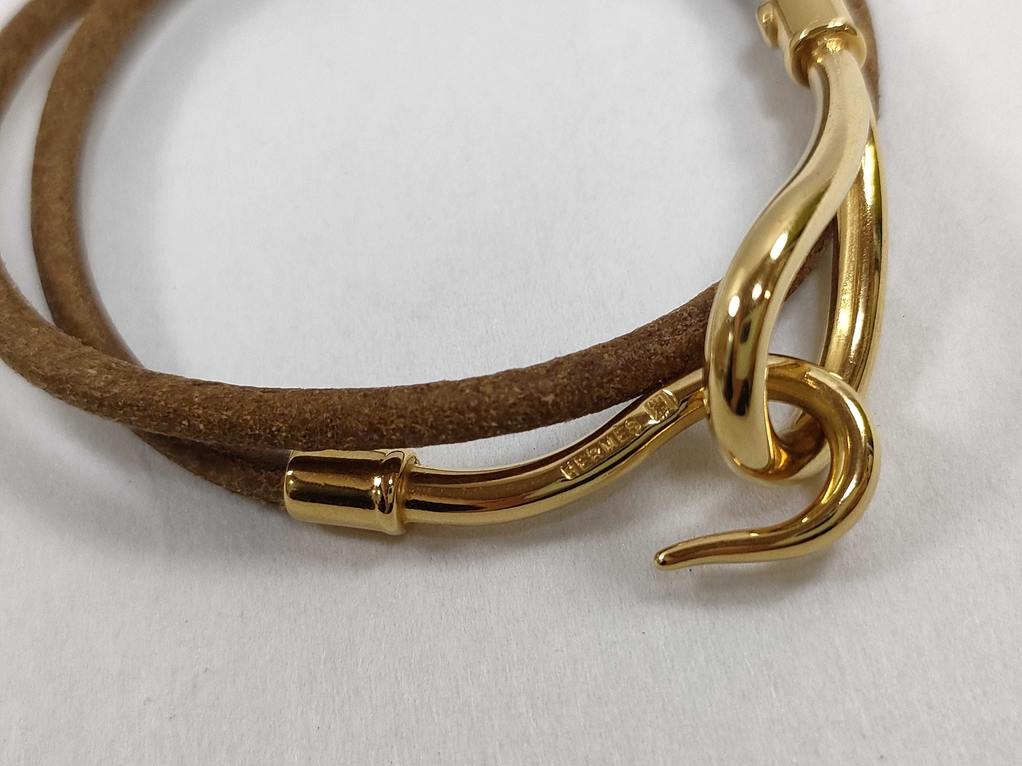 Jumbo Bracelet Gold Double Bracelet/Bangle — view 3