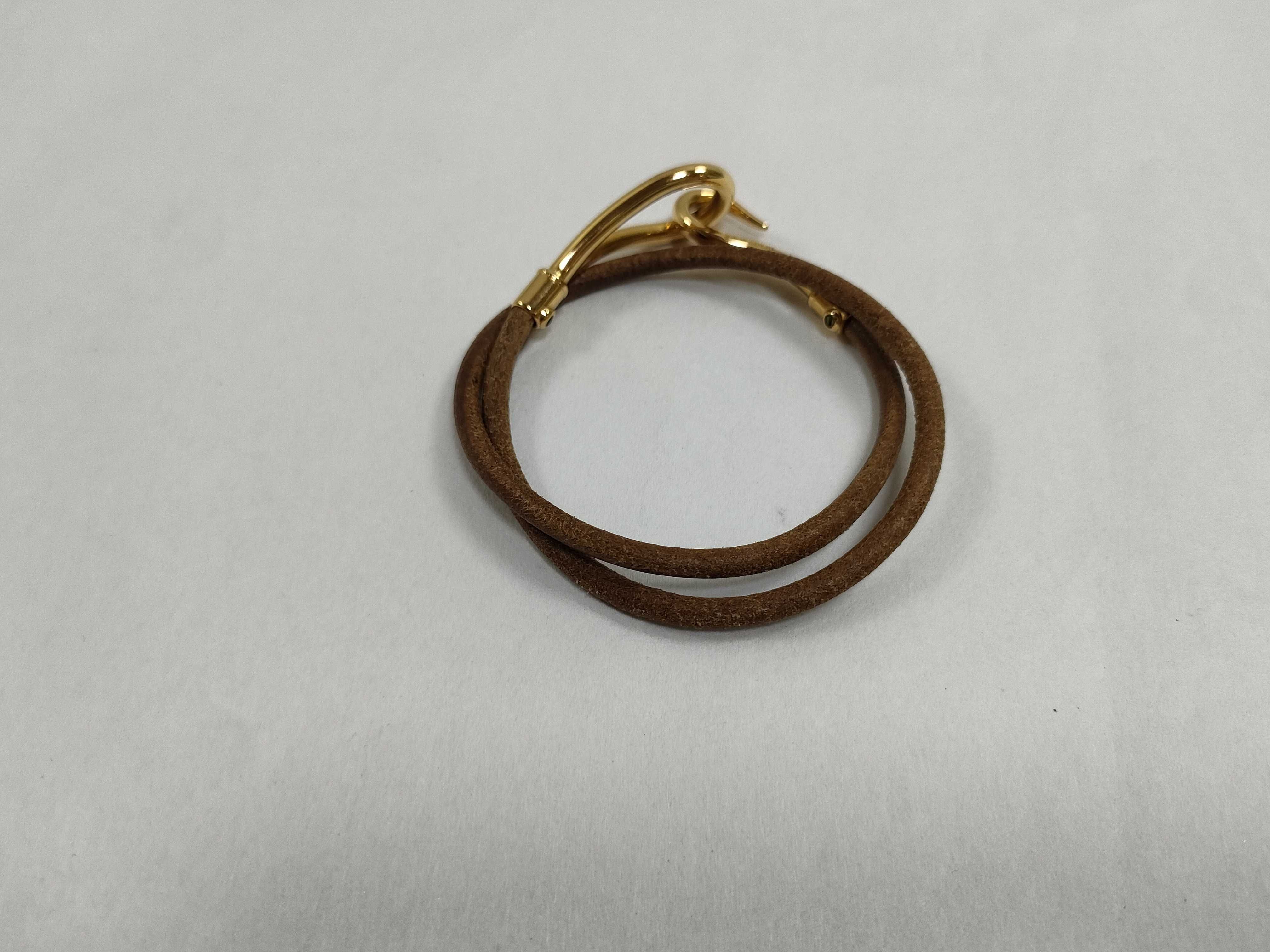 Jumbo Bracelet Gold Double Bracelet/Bangle — view 4