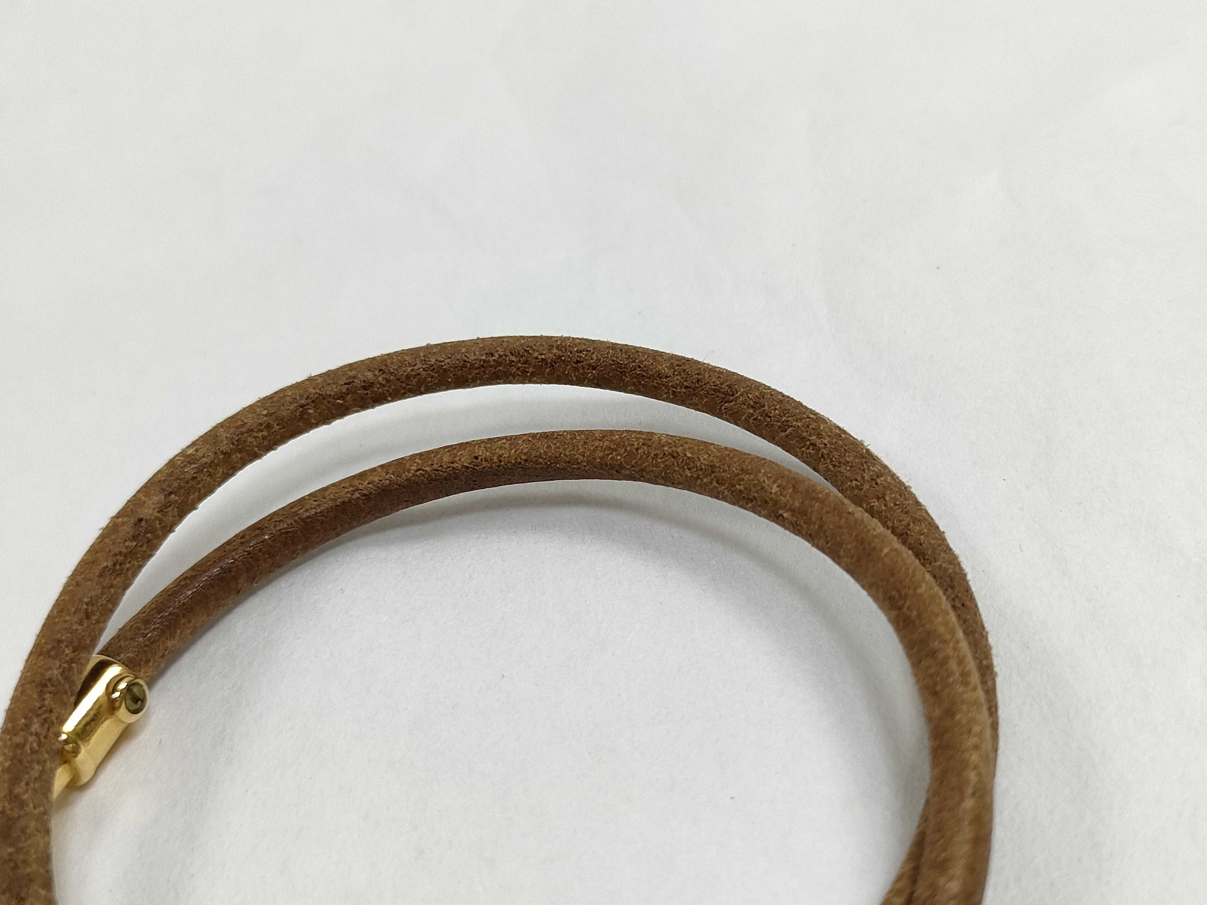 Jumbo Bracelet Gold Double Bracelet/Bangle — view 7