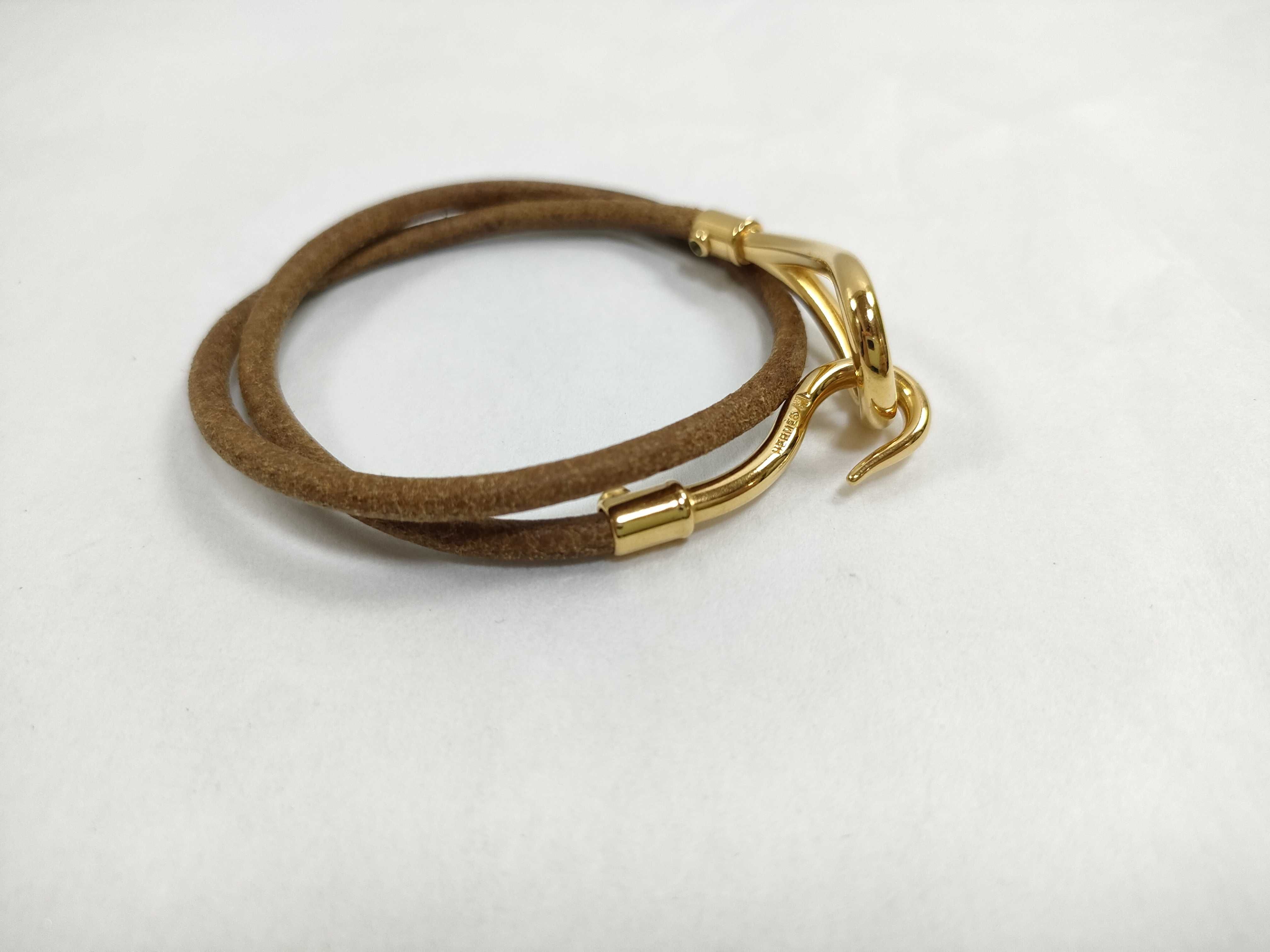 Jumbo Bracelet Gold Double Bracelet/Bangle — view 8