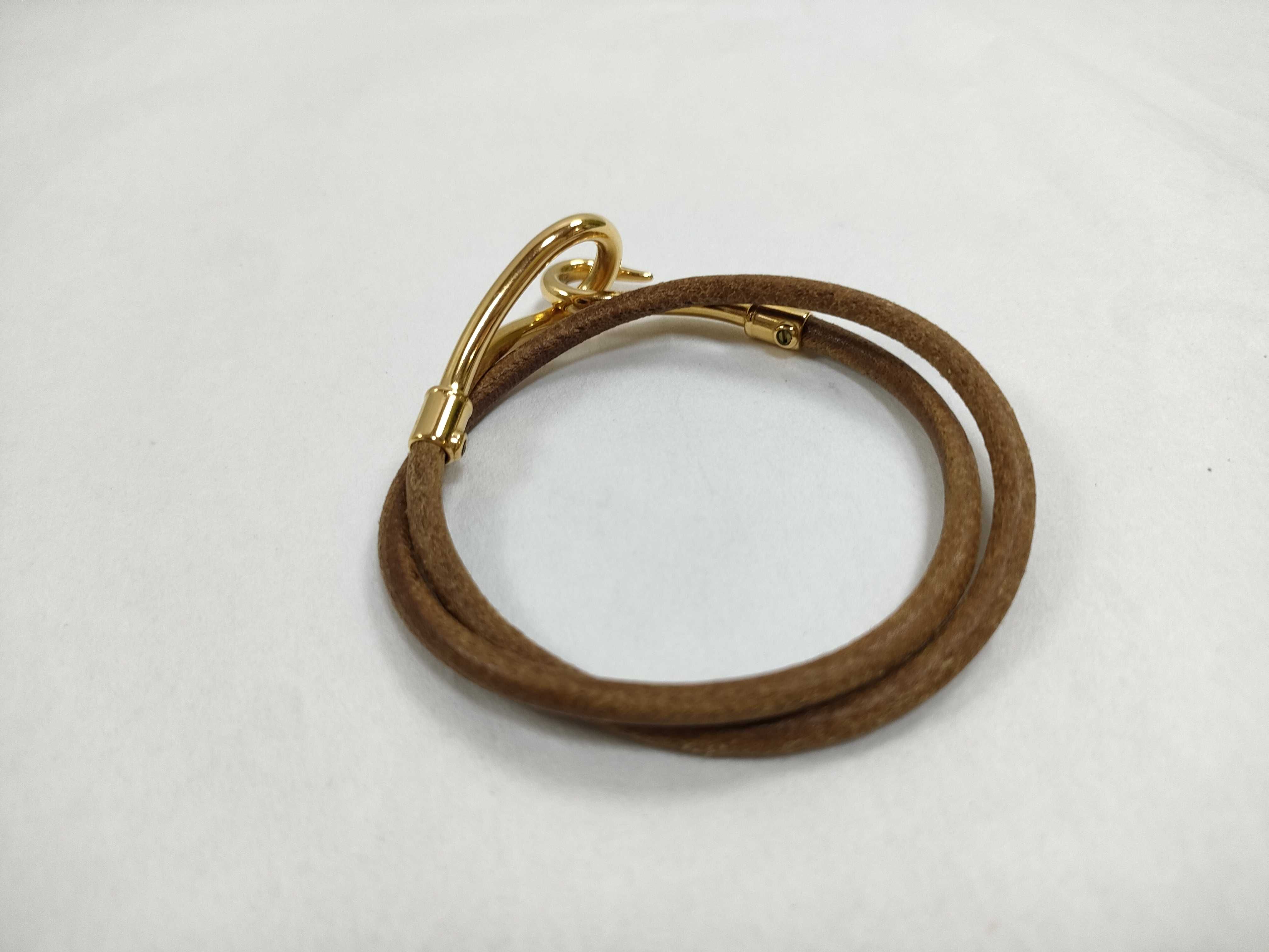 Jumbo Bracelet Gold Double Bracelet/Bangle — view 9