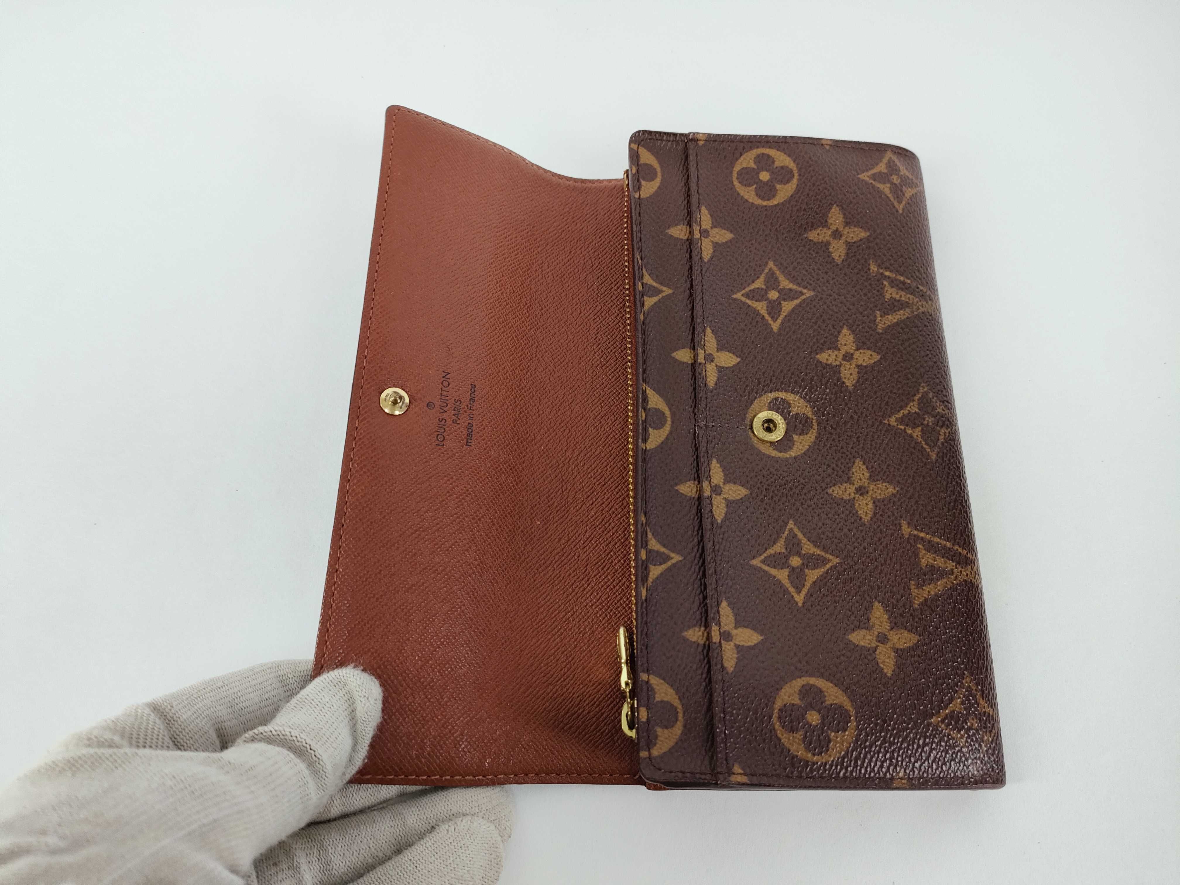 Monogram Empreinte Louis Vuitton Monogram Pochette Porte Monnaie Credit Long Wallet M61726 with Coin Pocket Wallet CT0085 Wallet — view 9