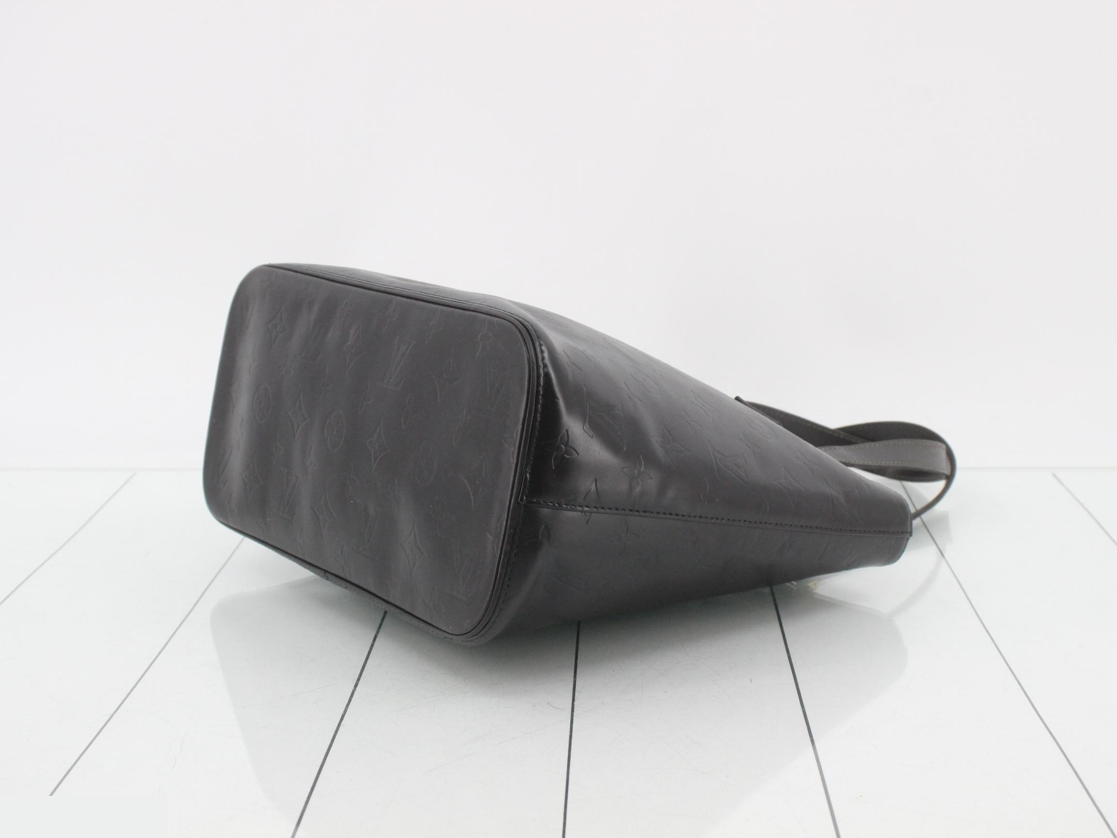 Monogram Mat Noir Tote Bag — view 6