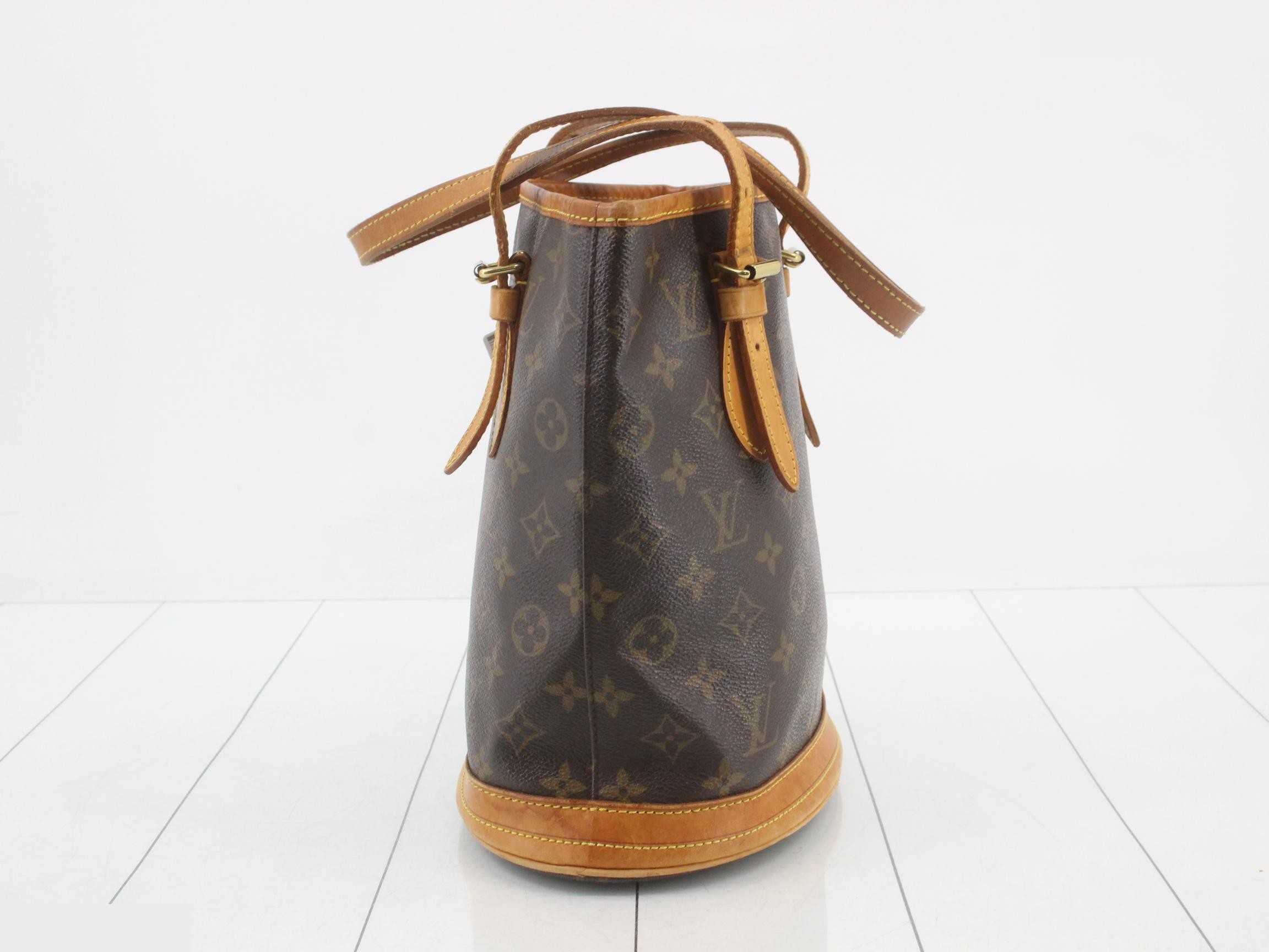 Monogram Shoulder Bag Bucket PM — view 3