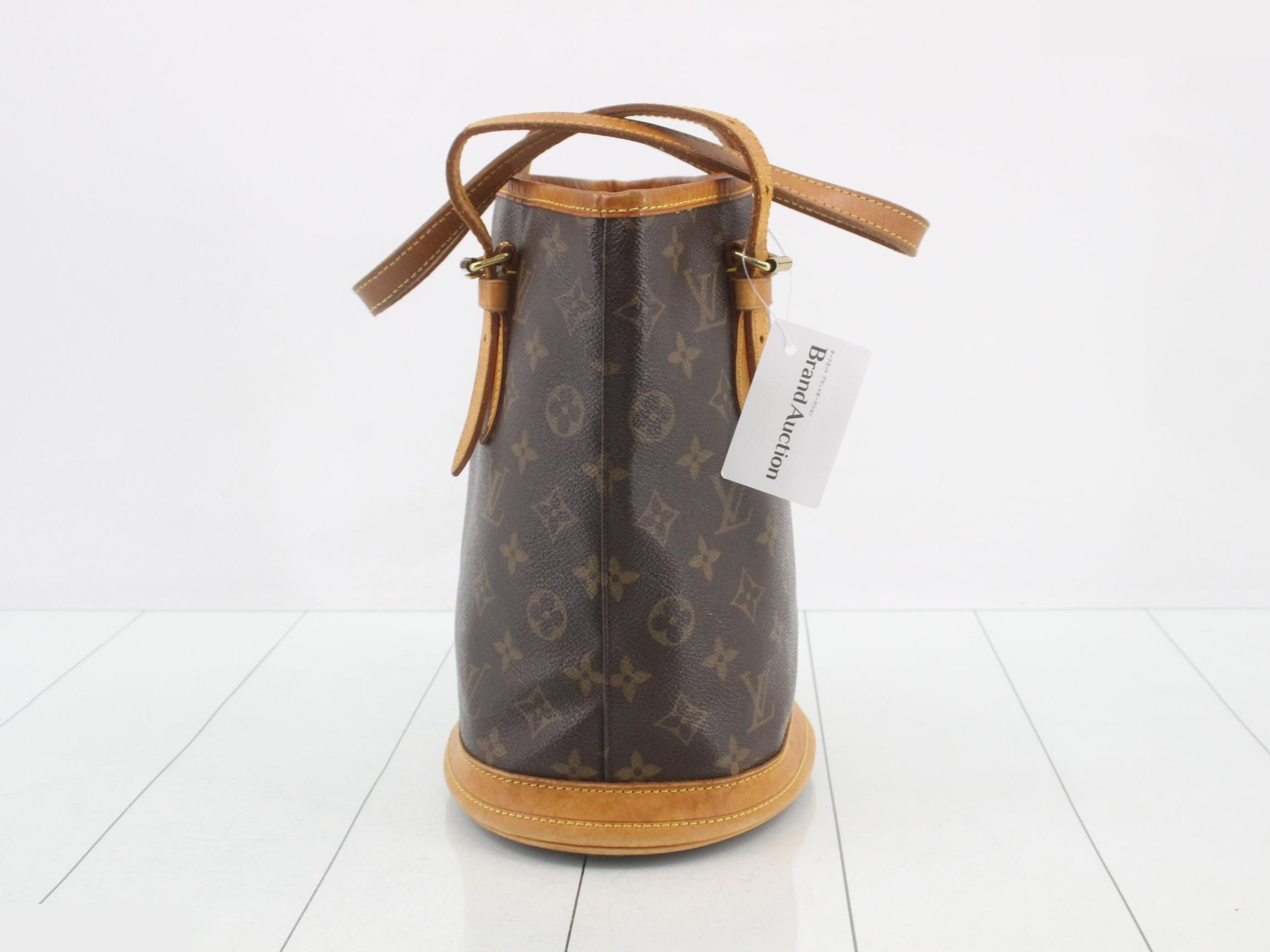 Monogram Shoulder Bag Bucket PM — view 4