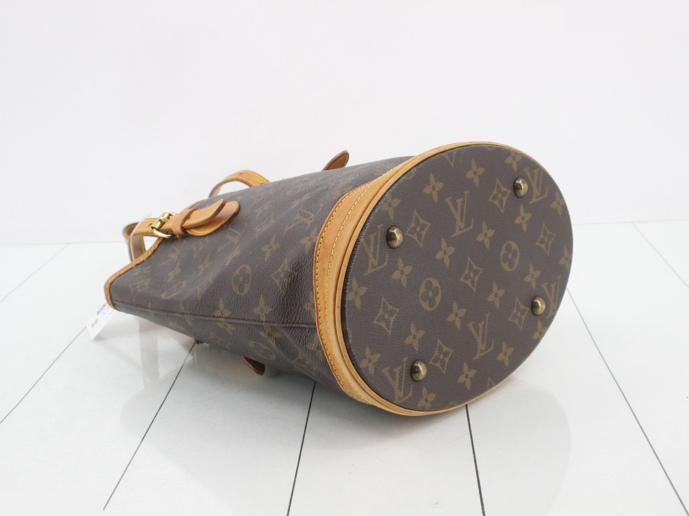 Monogram Shoulder Bag Bucket PM — view 5