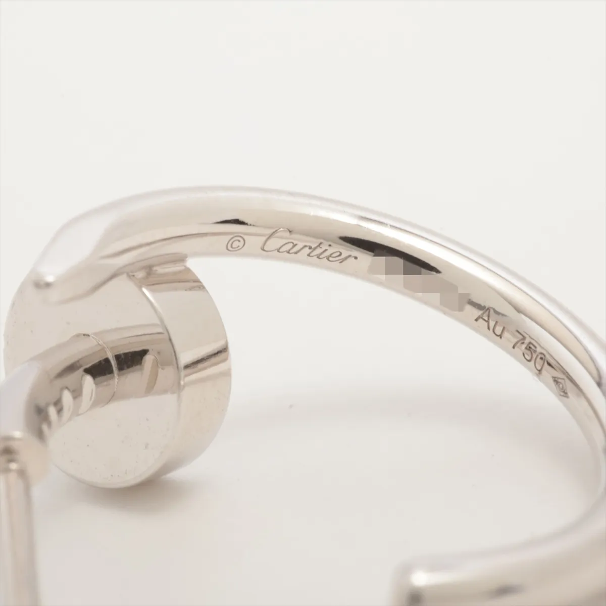 Juste un Clou Earrings, 750 (WG), 5.4g, 438FSJ, Post Distortion — view 5