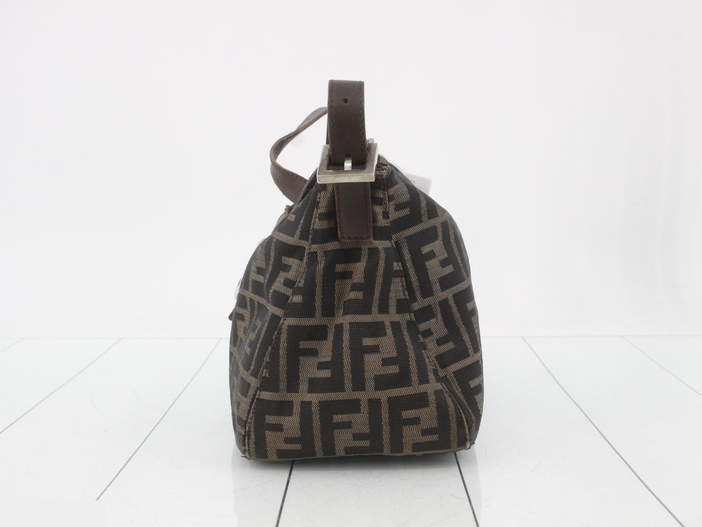 Zucca pattern canvas shoulder bag, Mamma Bucket. — view 3