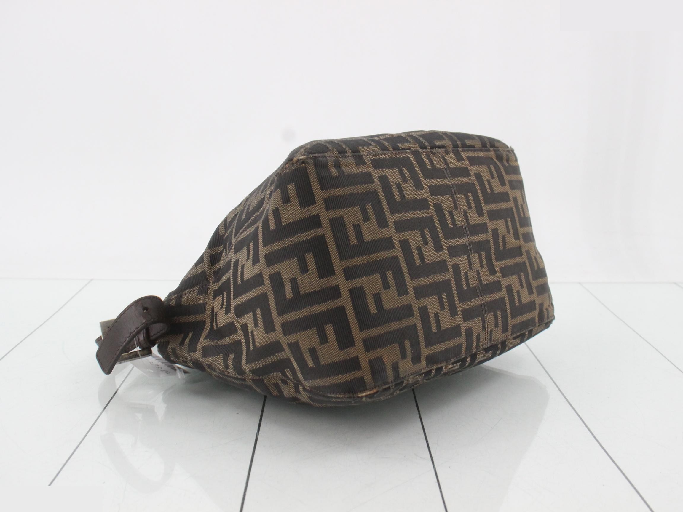 Zucca pattern canvas shoulder bag, Mamma Bucket. — view 5