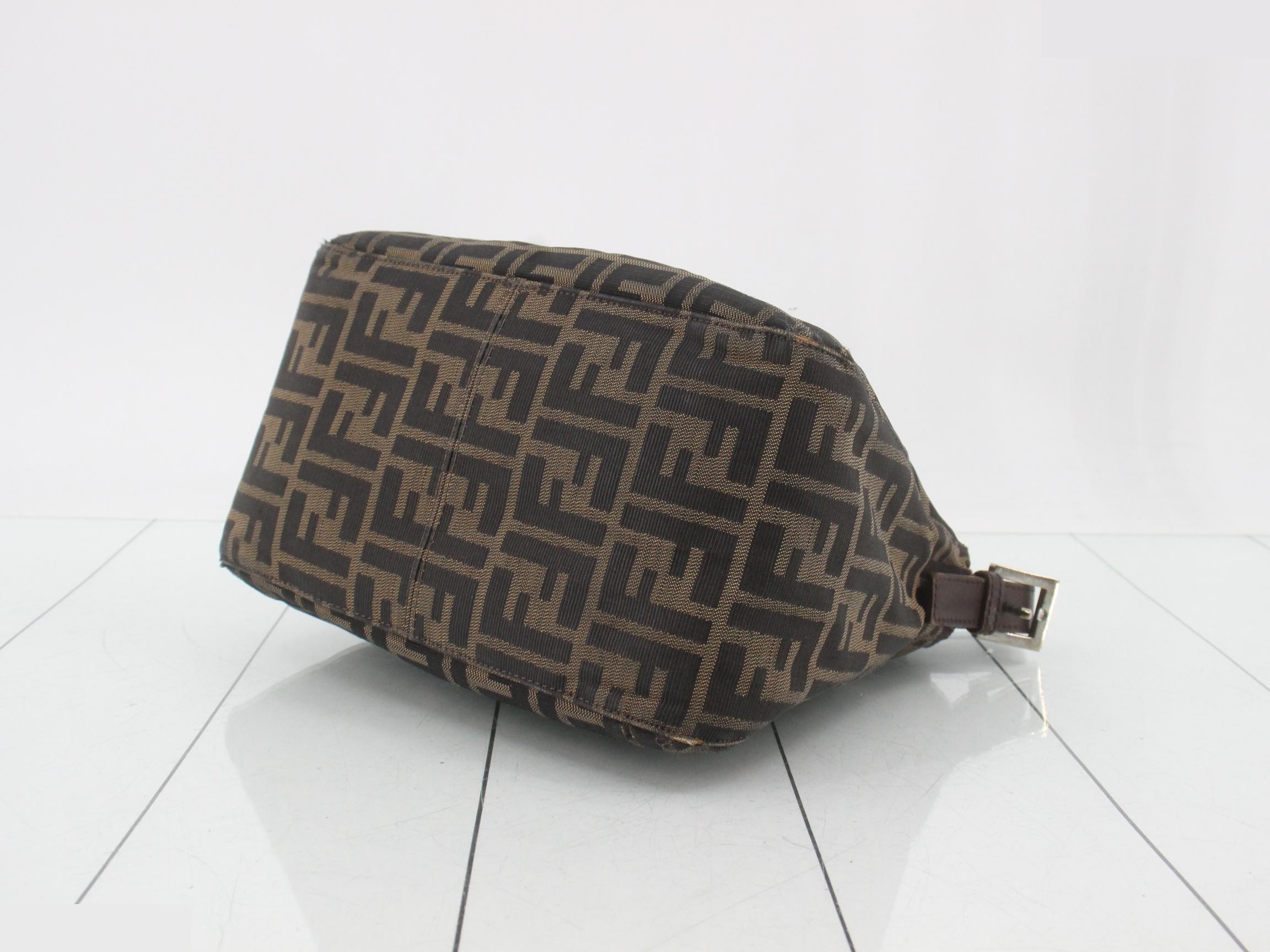 Zucca pattern canvas shoulder bag, Mamma Bucket. — view 6