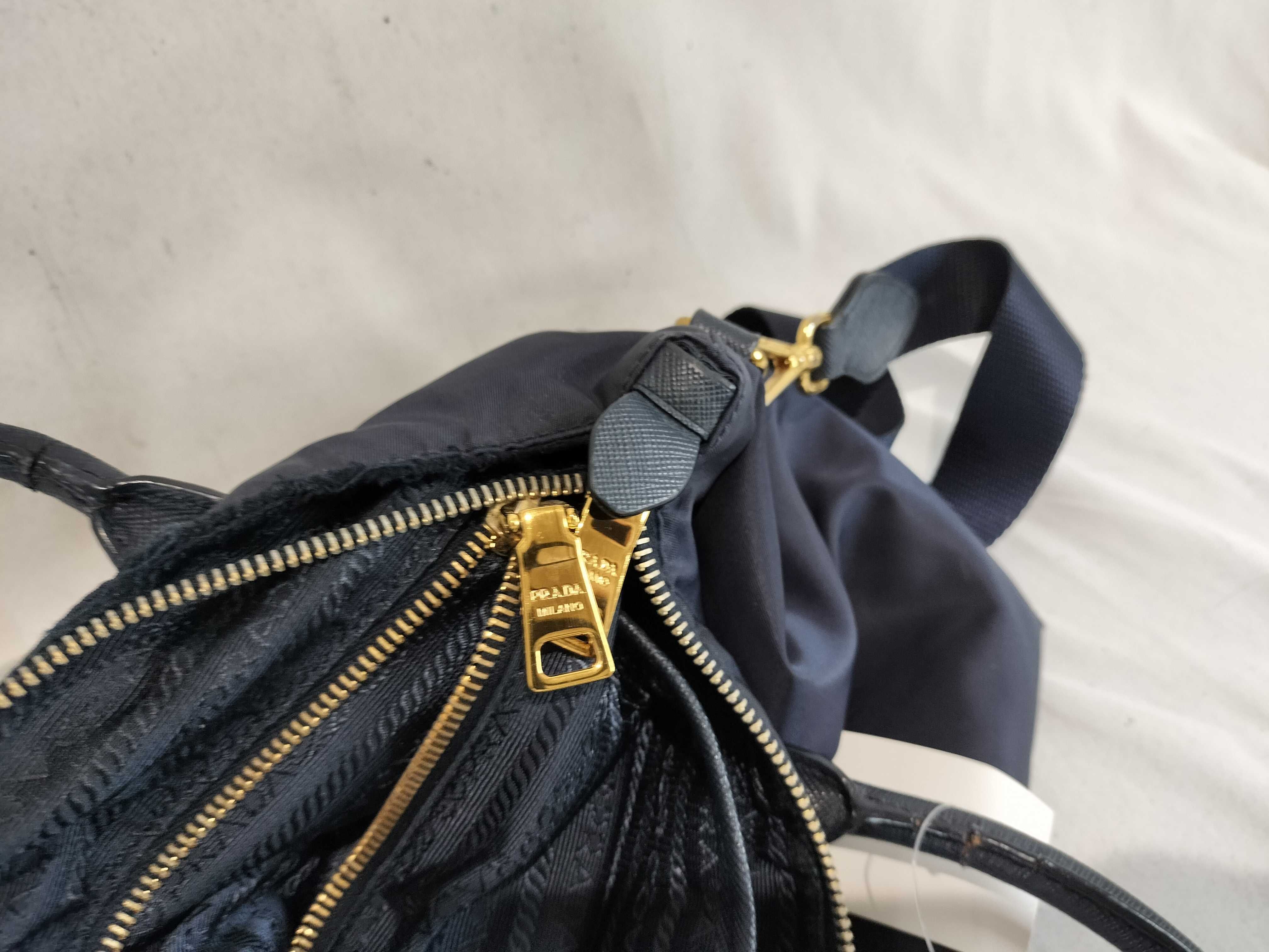 Nylon 1BA106 2-way Bag, Black Shoulder Bag — view 14