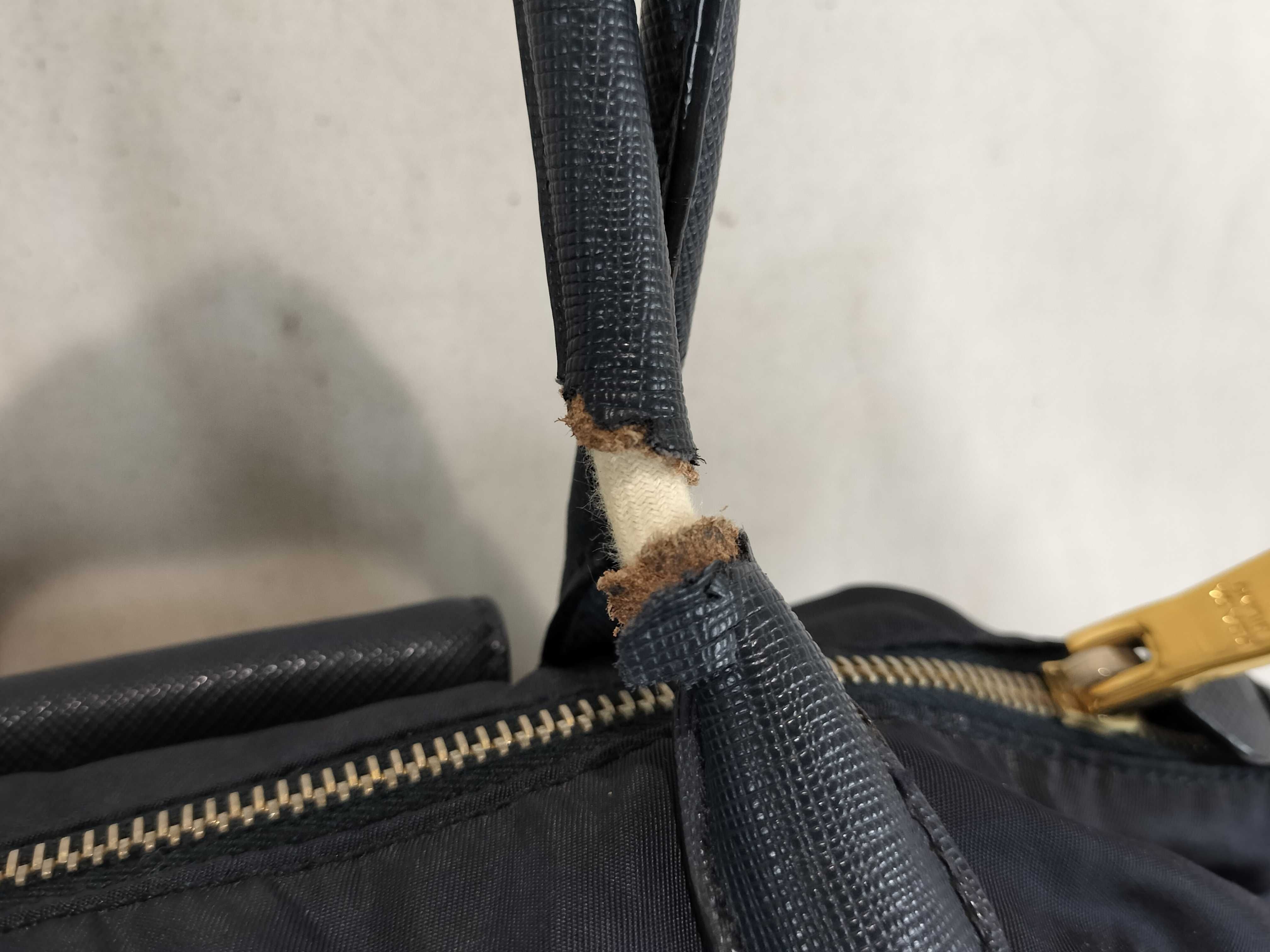 Nylon 1BA106 2-way Bag, Black Shoulder Bag — view 3