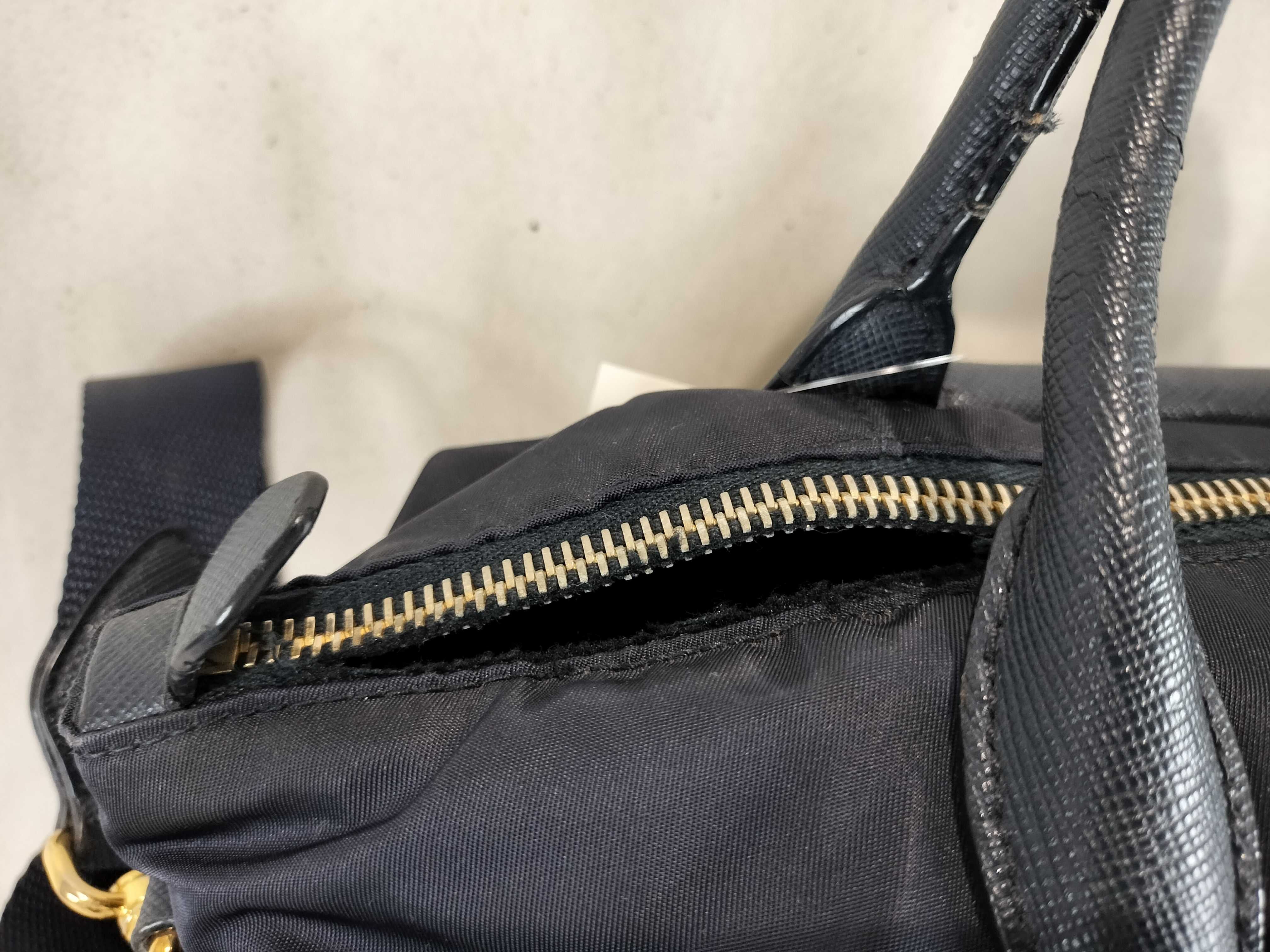 Nylon 1BA106 2-way Bag, Black Shoulder Bag — view 4