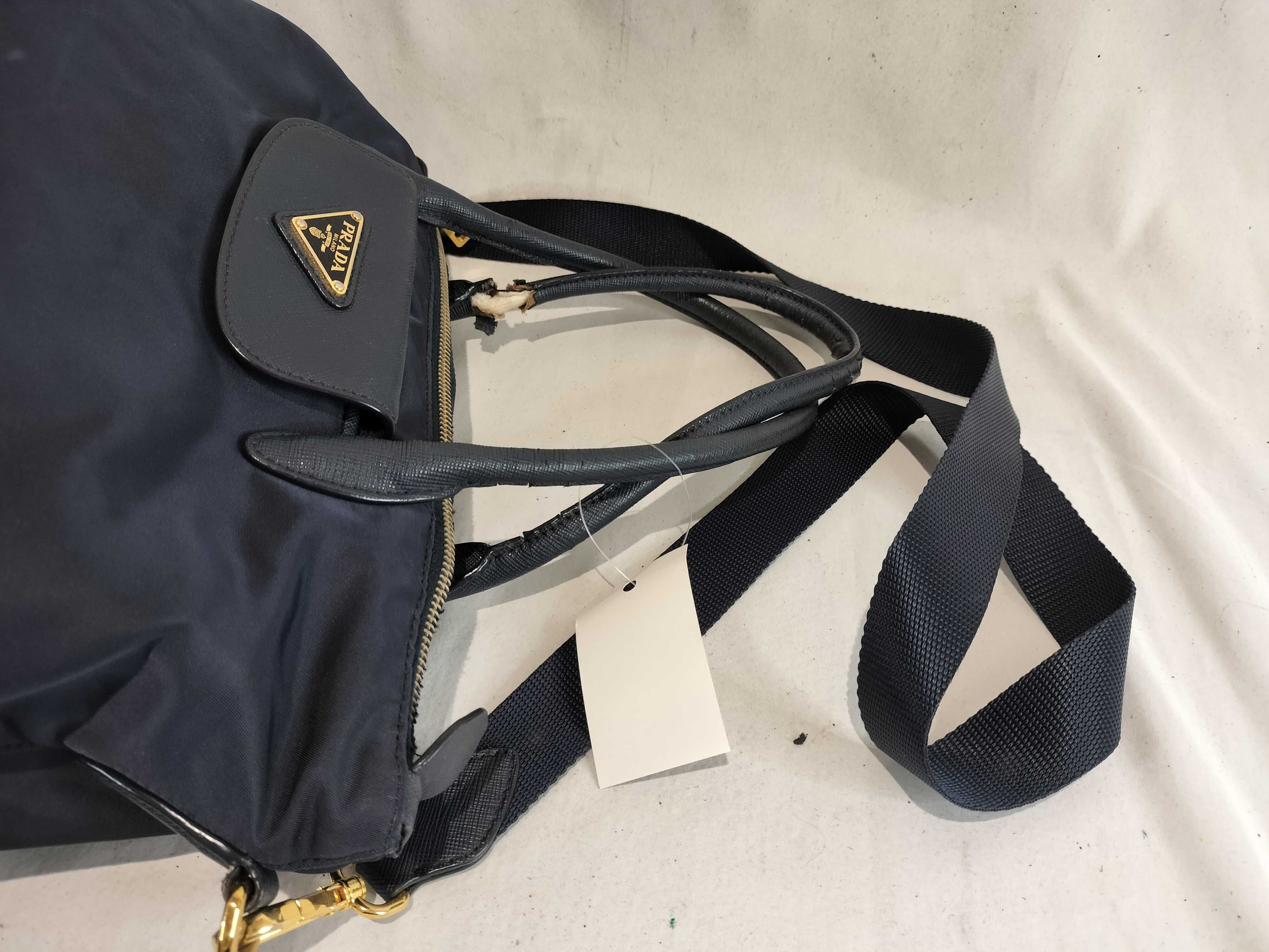 Nylon 1BA106 2-way Bag, Black Shoulder Bag — view 5
