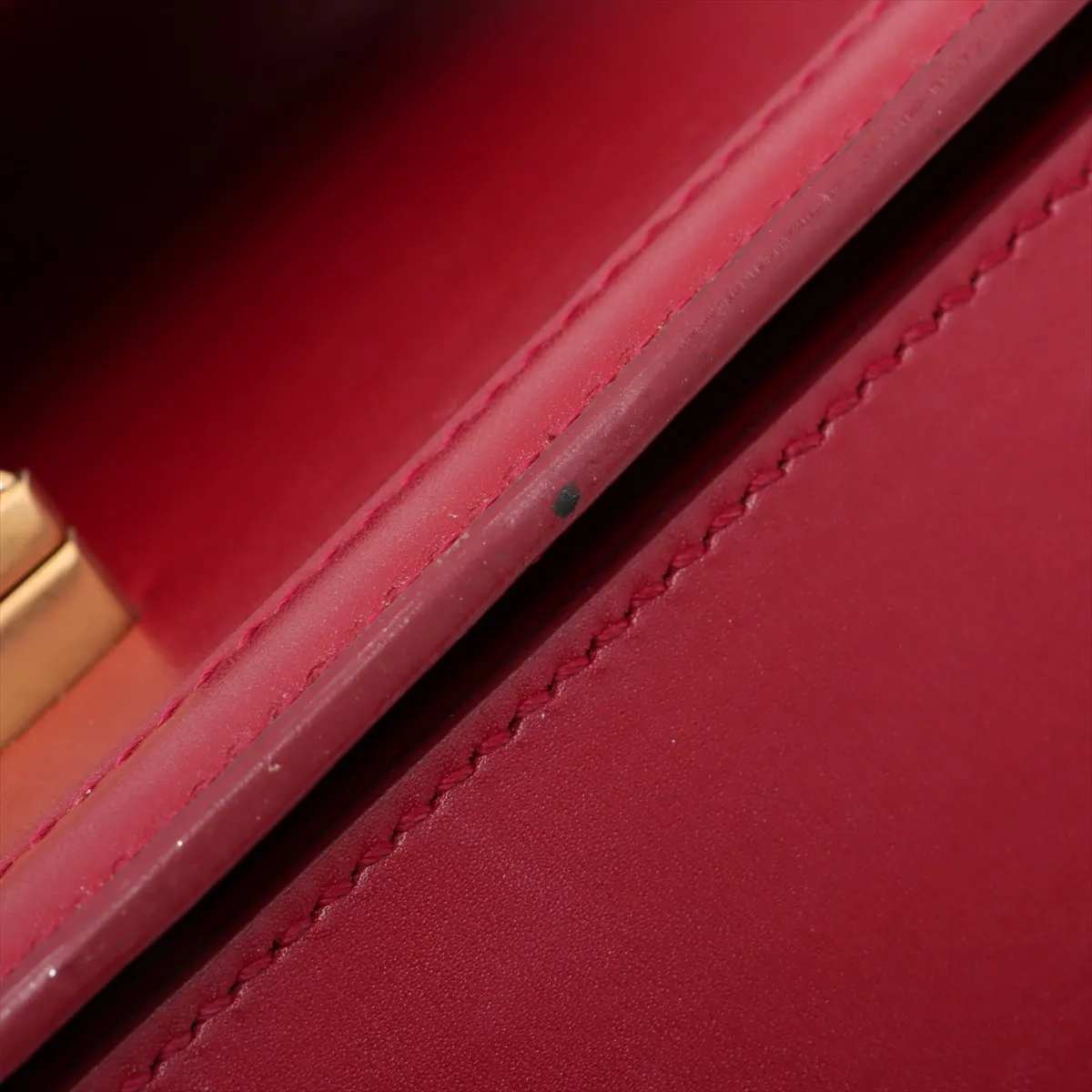Solferino Leather Shoulder Bag Red — view 11