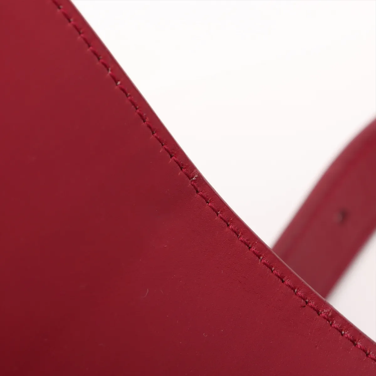 Solferino Leather Shoulder Bag Red — view 12