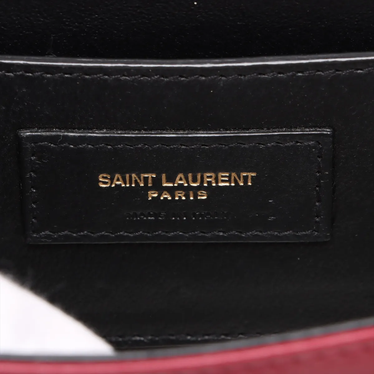 Solferino Leather Shoulder Bag Red — view 8