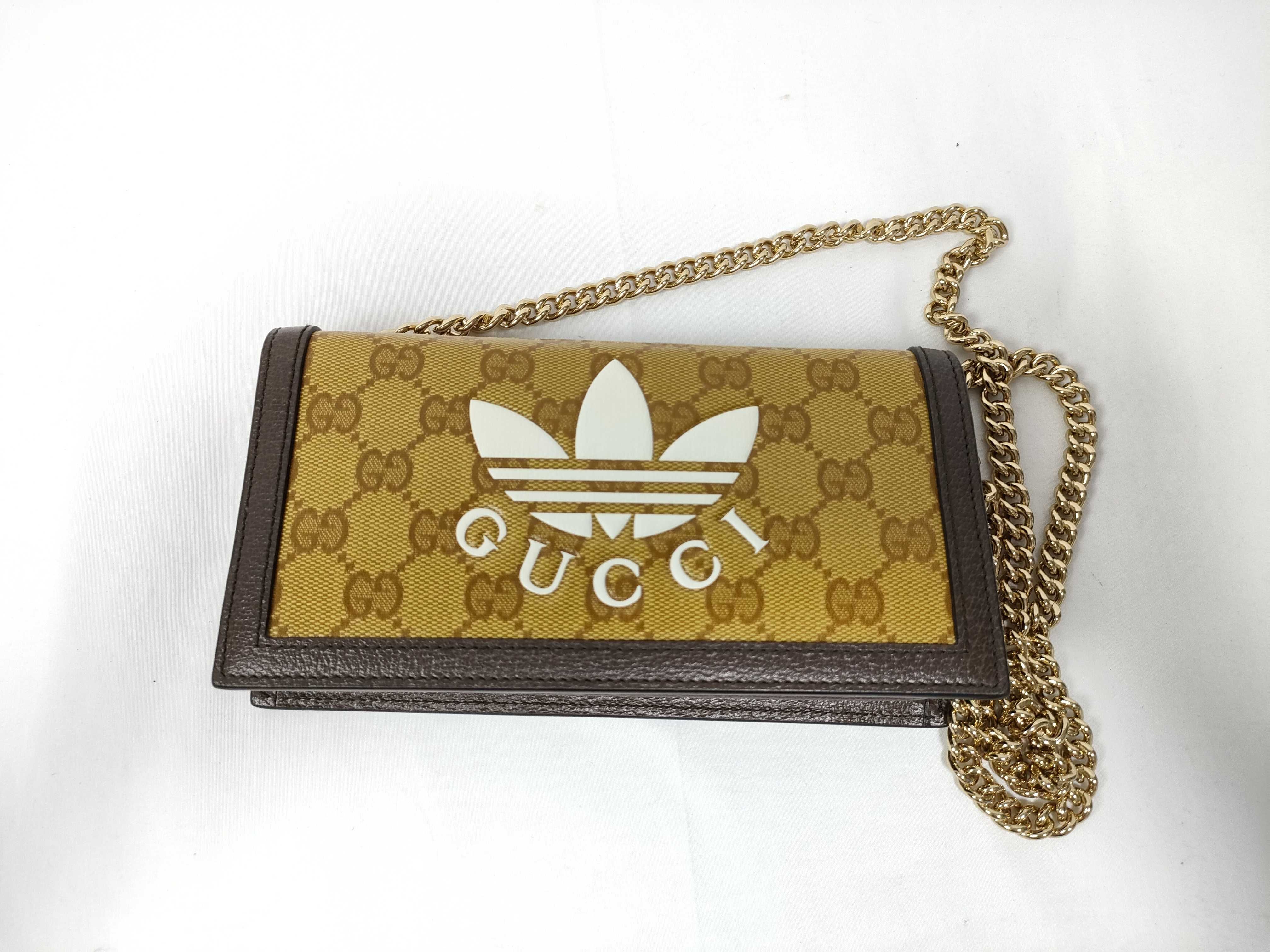 x Adidas Chain Wallet Beige Brown 621892 Wallet