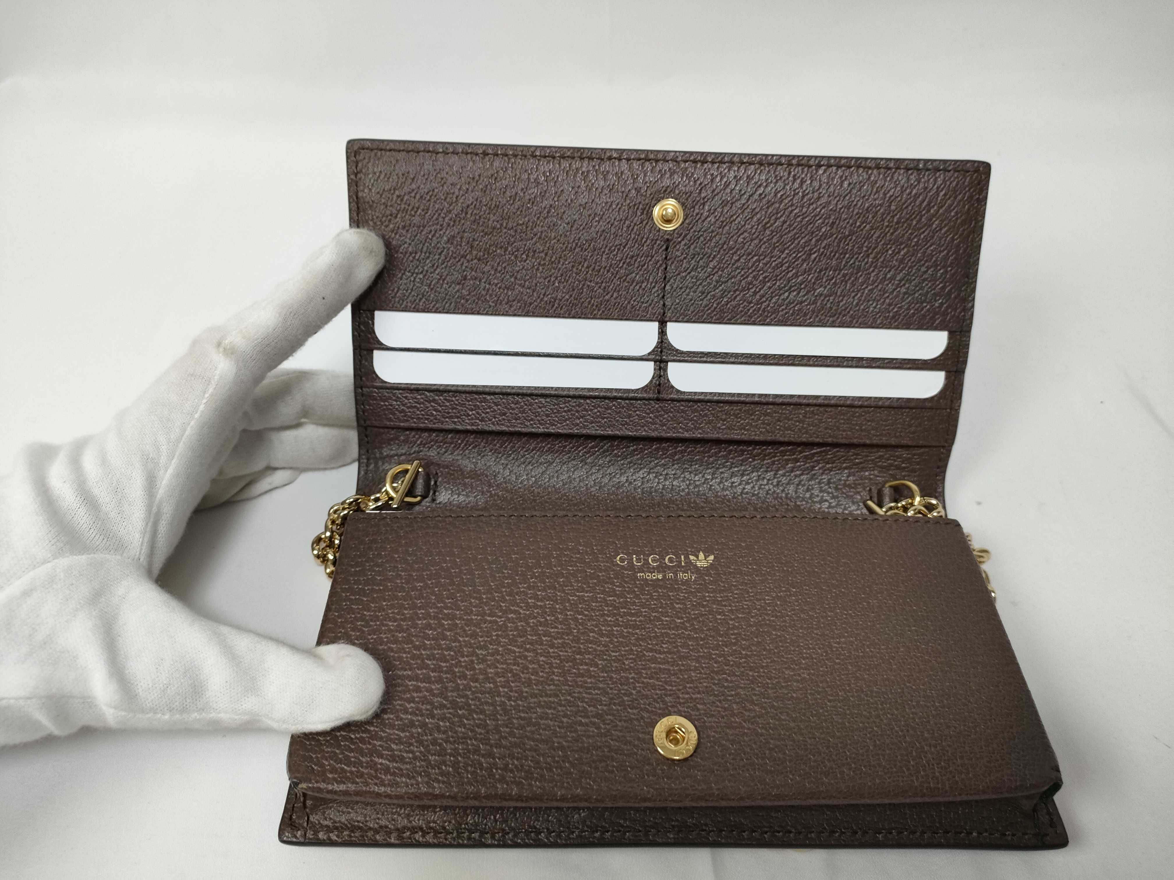 x Adidas Chain Wallet Beige Brown 621892 Wallet — view 10