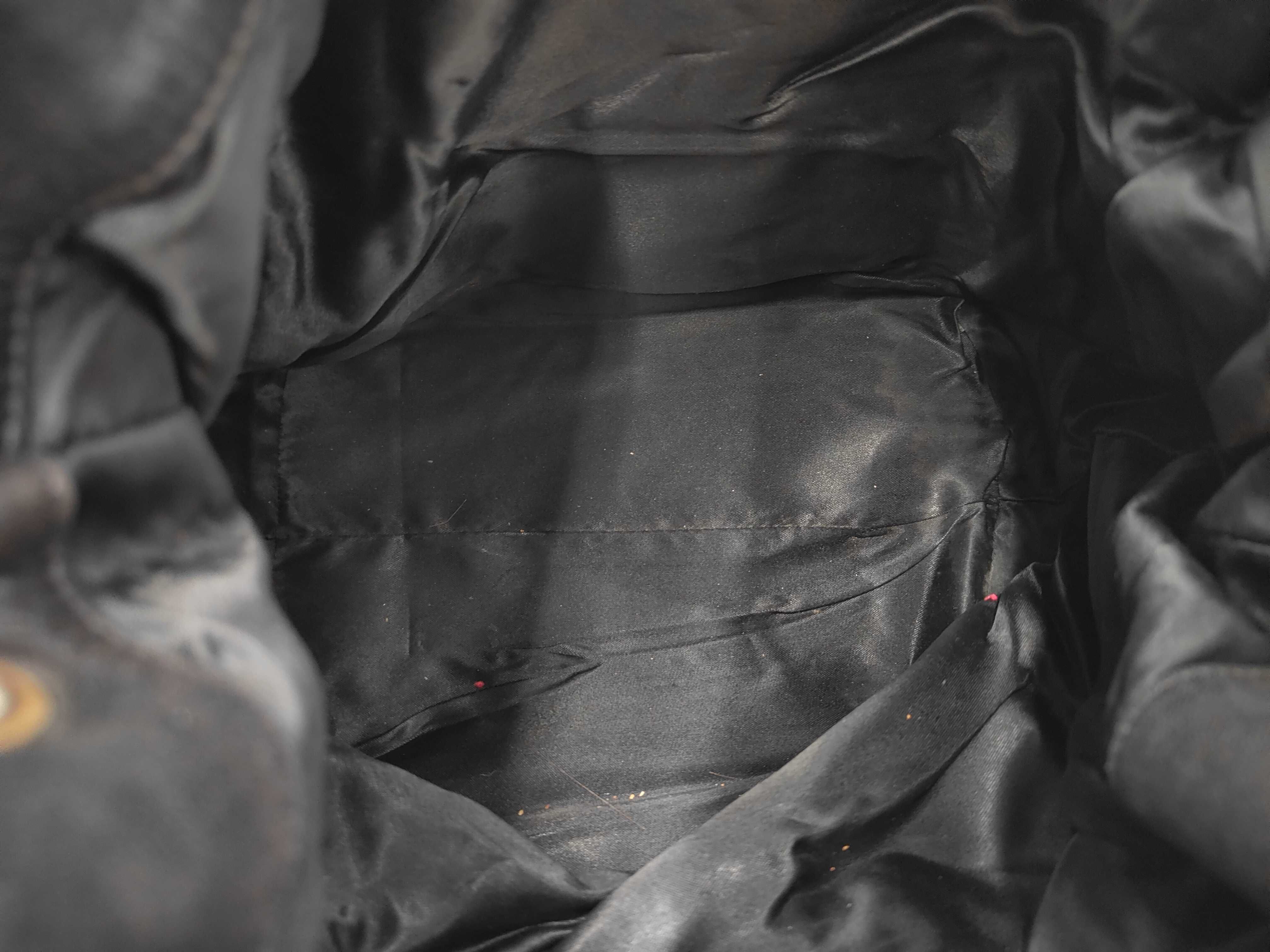 leather drawstring shoulder bag — view 9