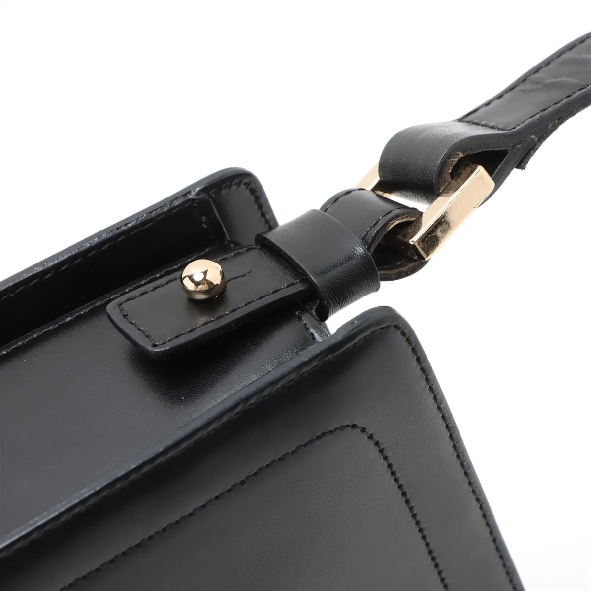 Macadam Leather Shoulder Bag Black — view 13