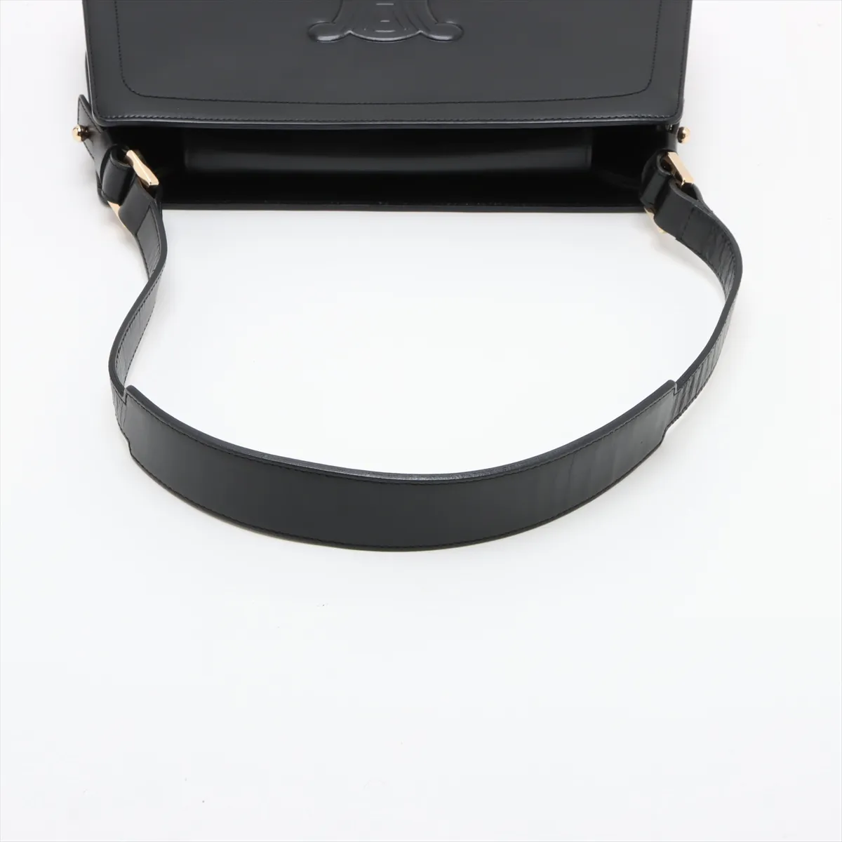 Macadam Leather Shoulder Bag Black — view 5
