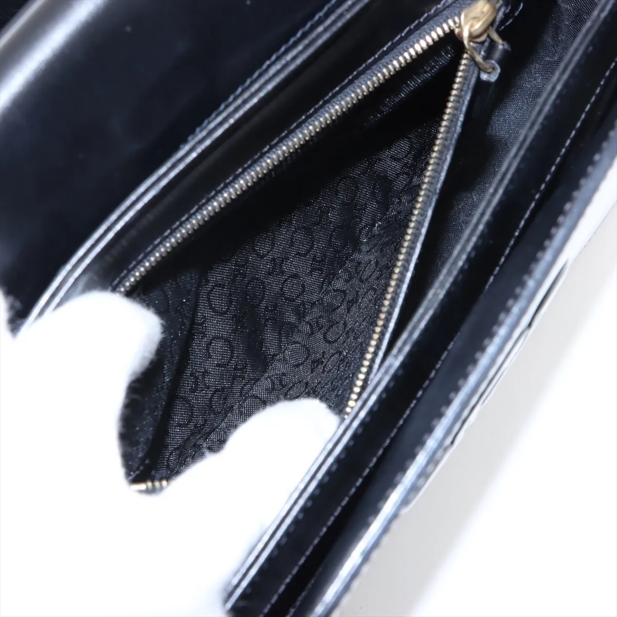 Macadam Leather Shoulder Bag Black — view 10