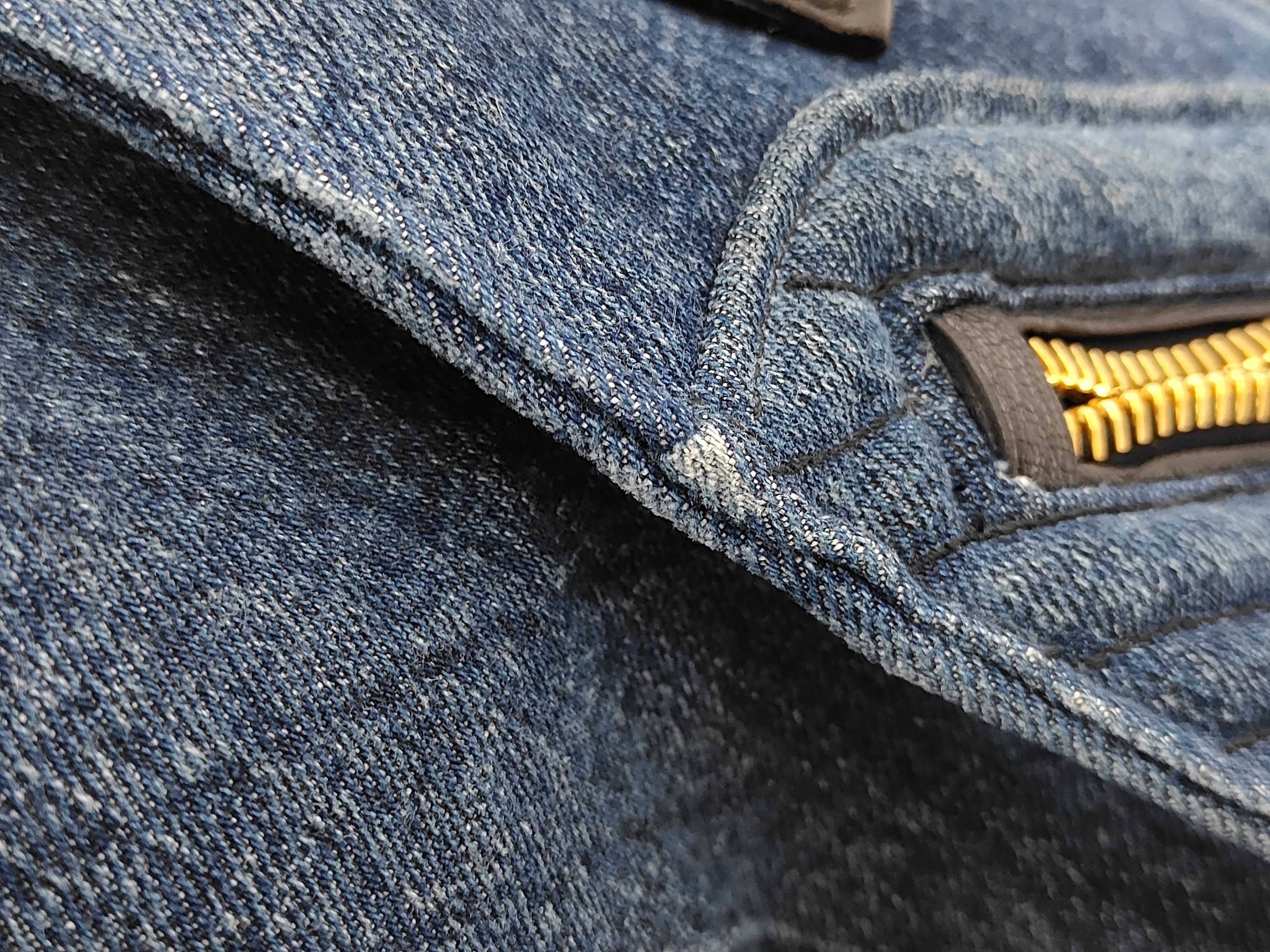 handbag, denim blue handbag — view 11