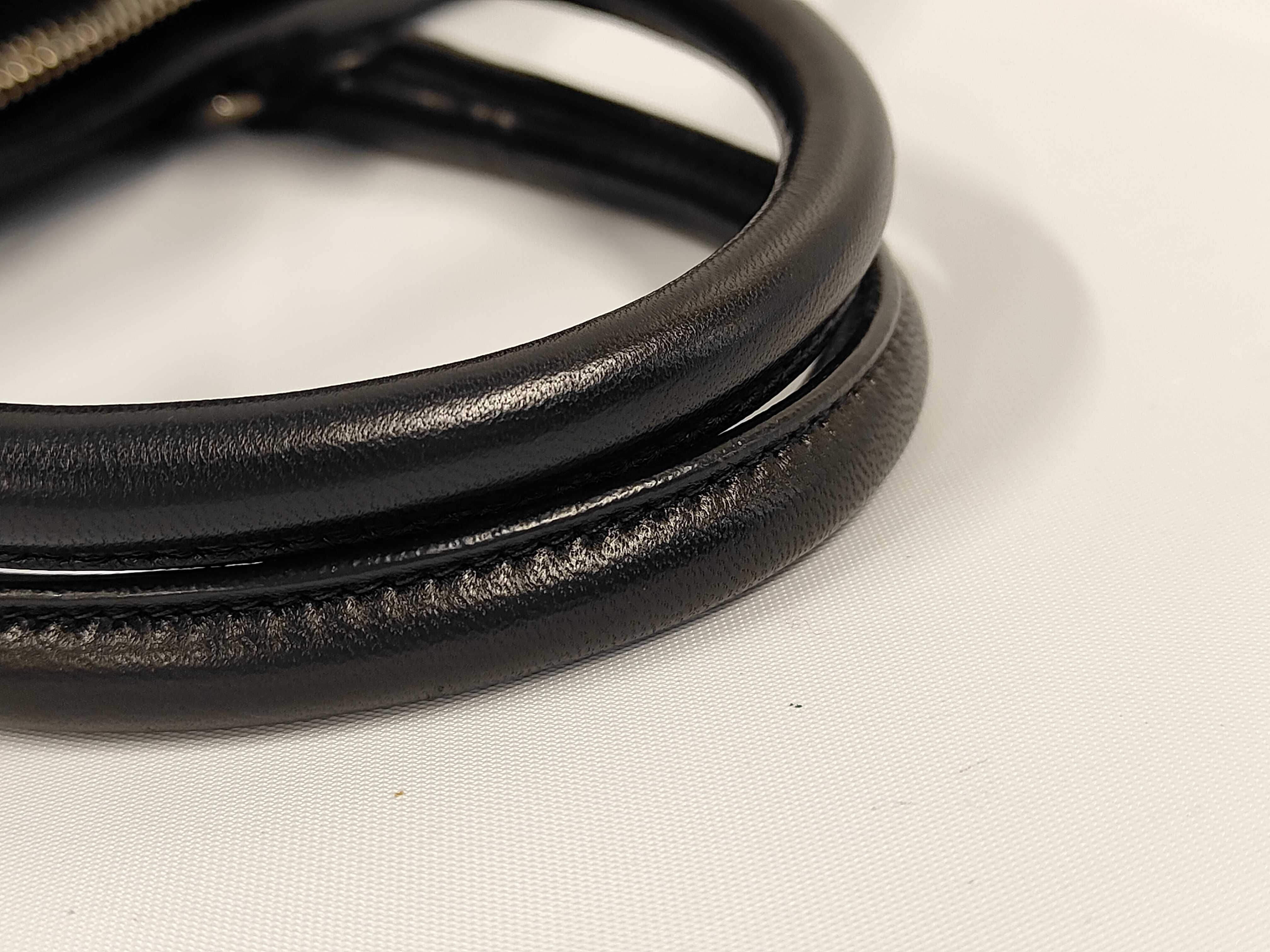 Leather Stitch 2-Way Handbag Black — view 5