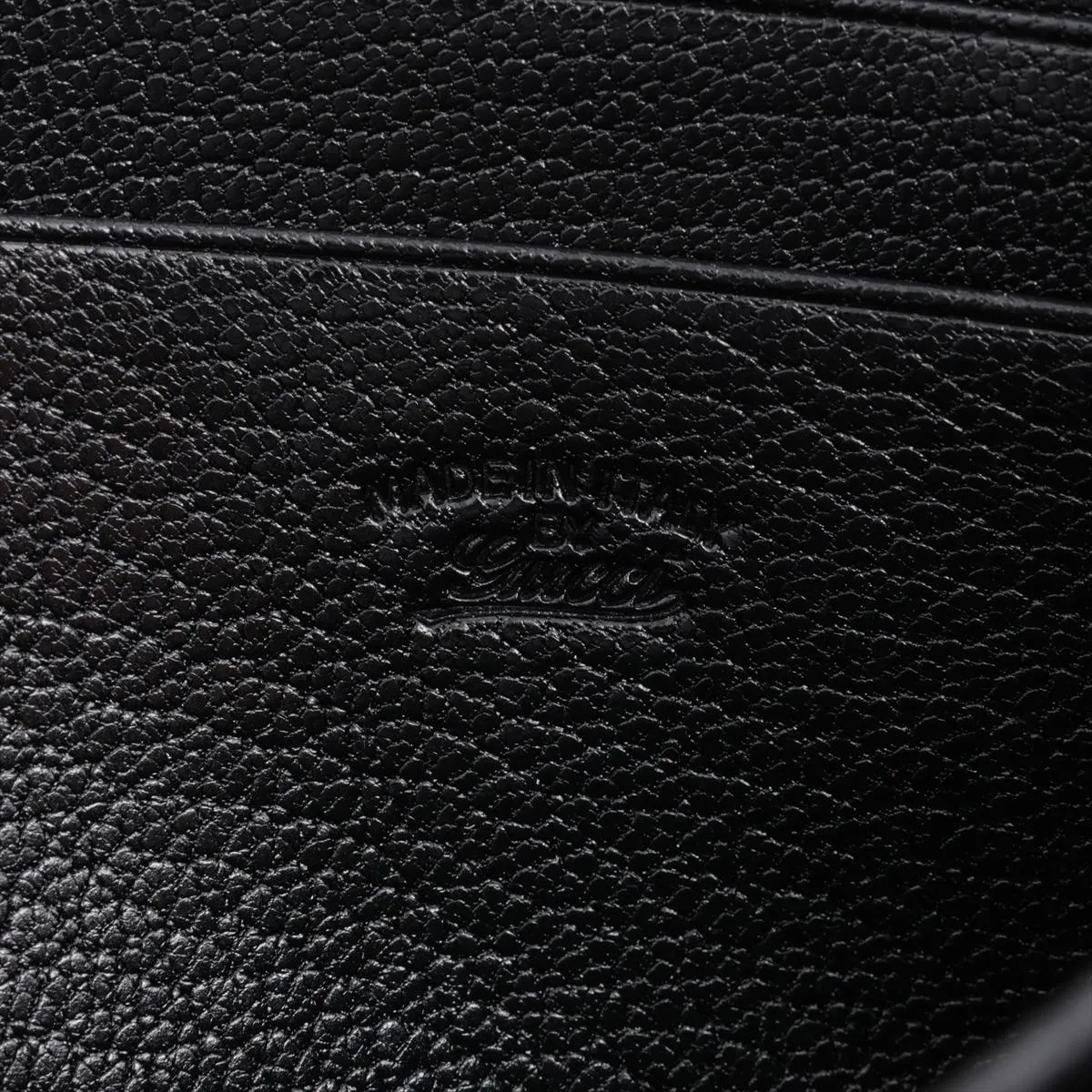 867318 PVC x Leather Round Zip Wallet, Black — view 8