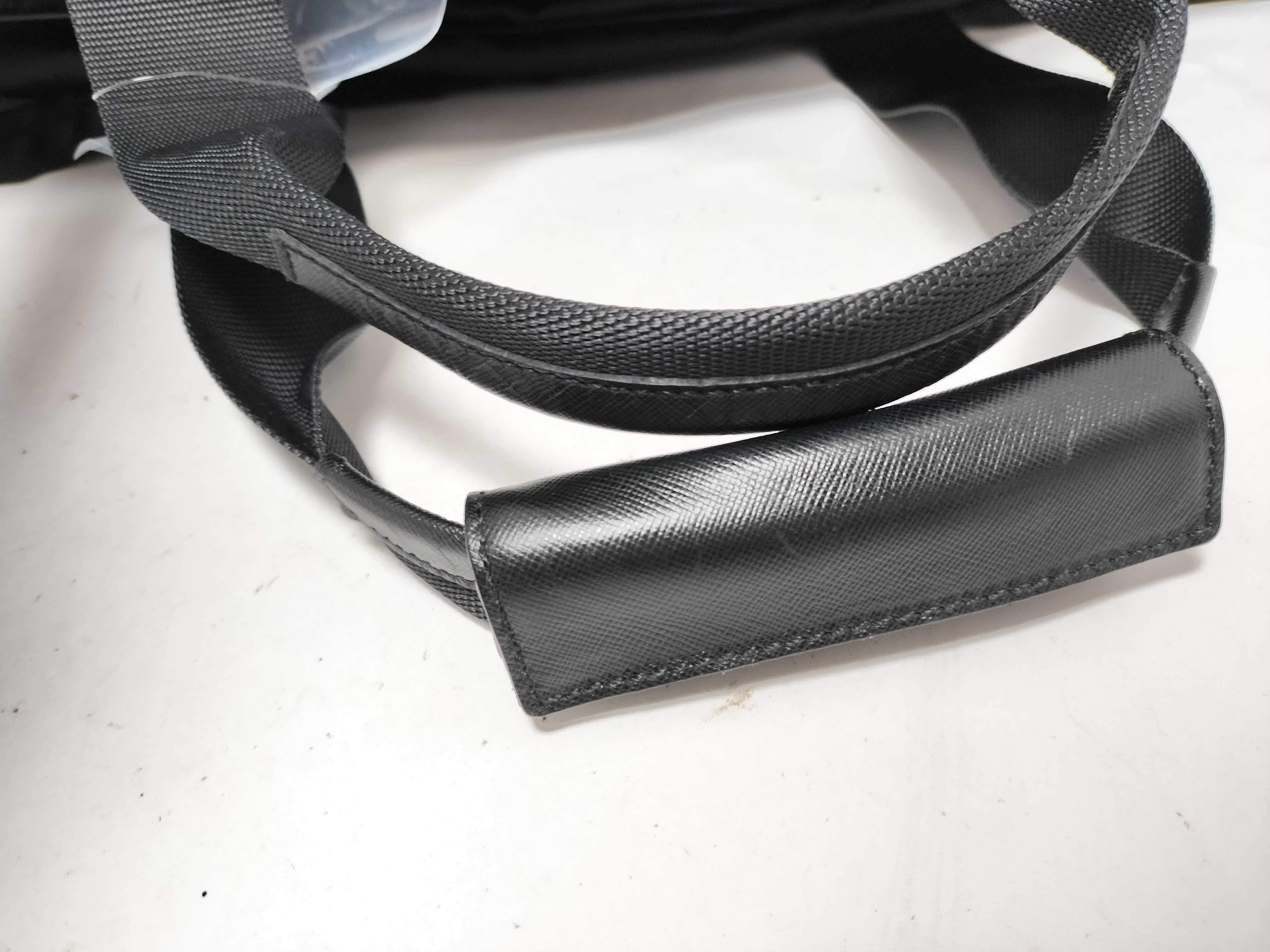 Nylon Tessuto Boston Bag, Black Nylon Boston Bag — view 4
