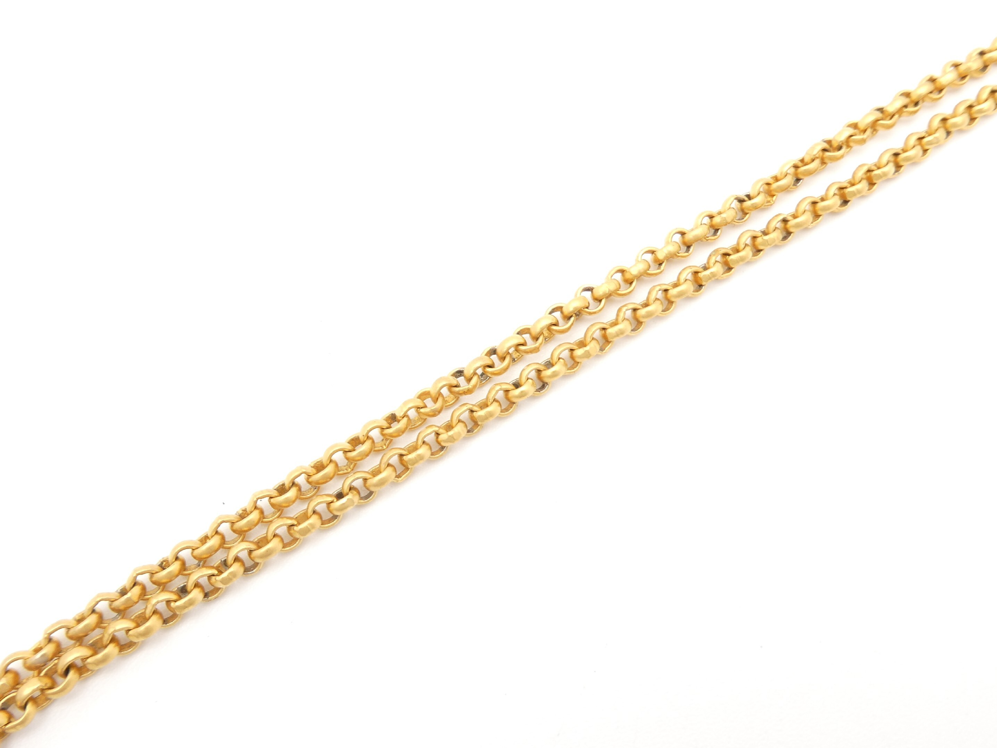 Logo Pearl Gold Necklace — view 5