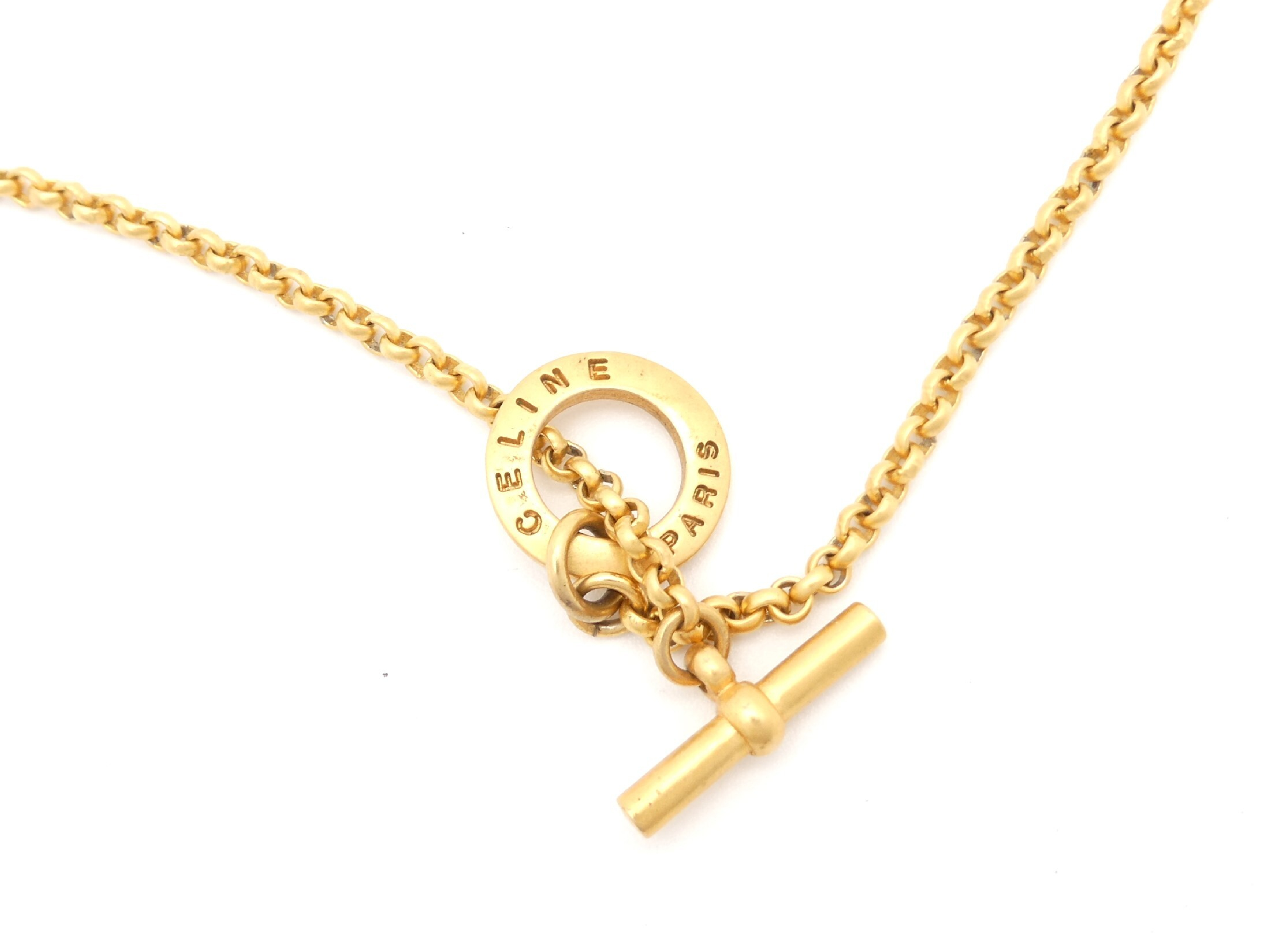Logo Pearl Gold Necklace — view 6