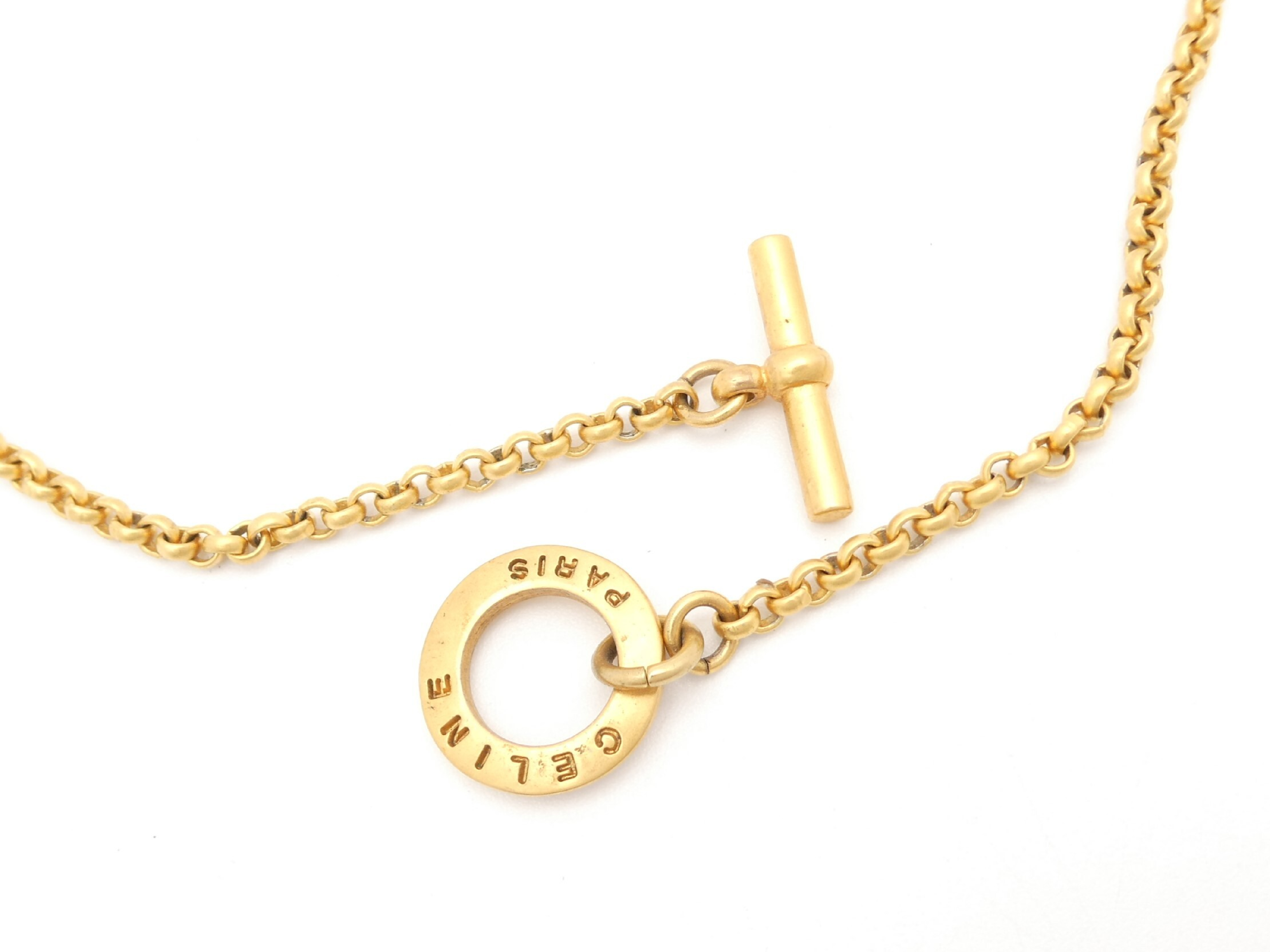 Logo Pearl Gold Necklace — view 7