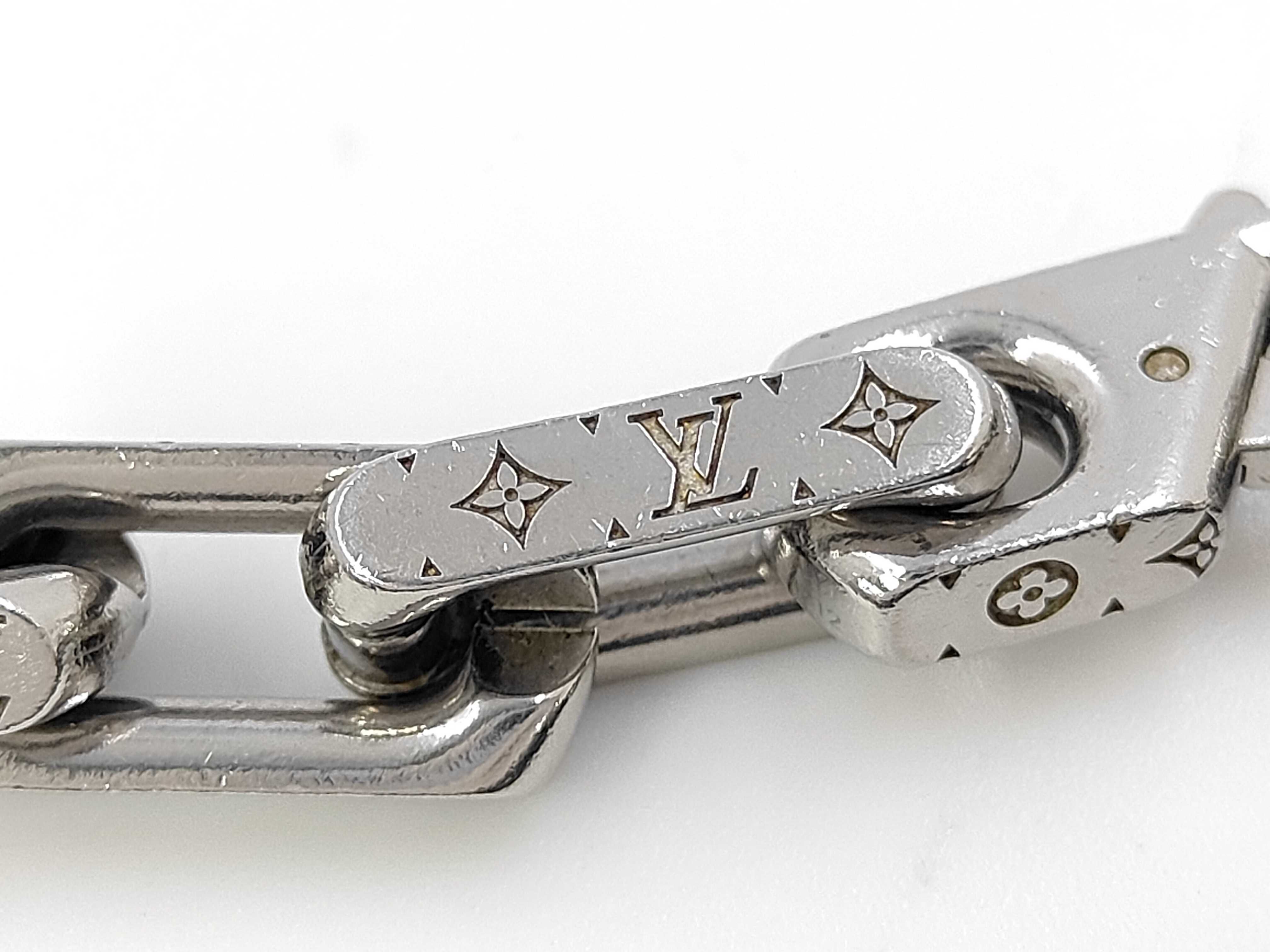 Collier Monogram Chain Silver Necklace — view 5