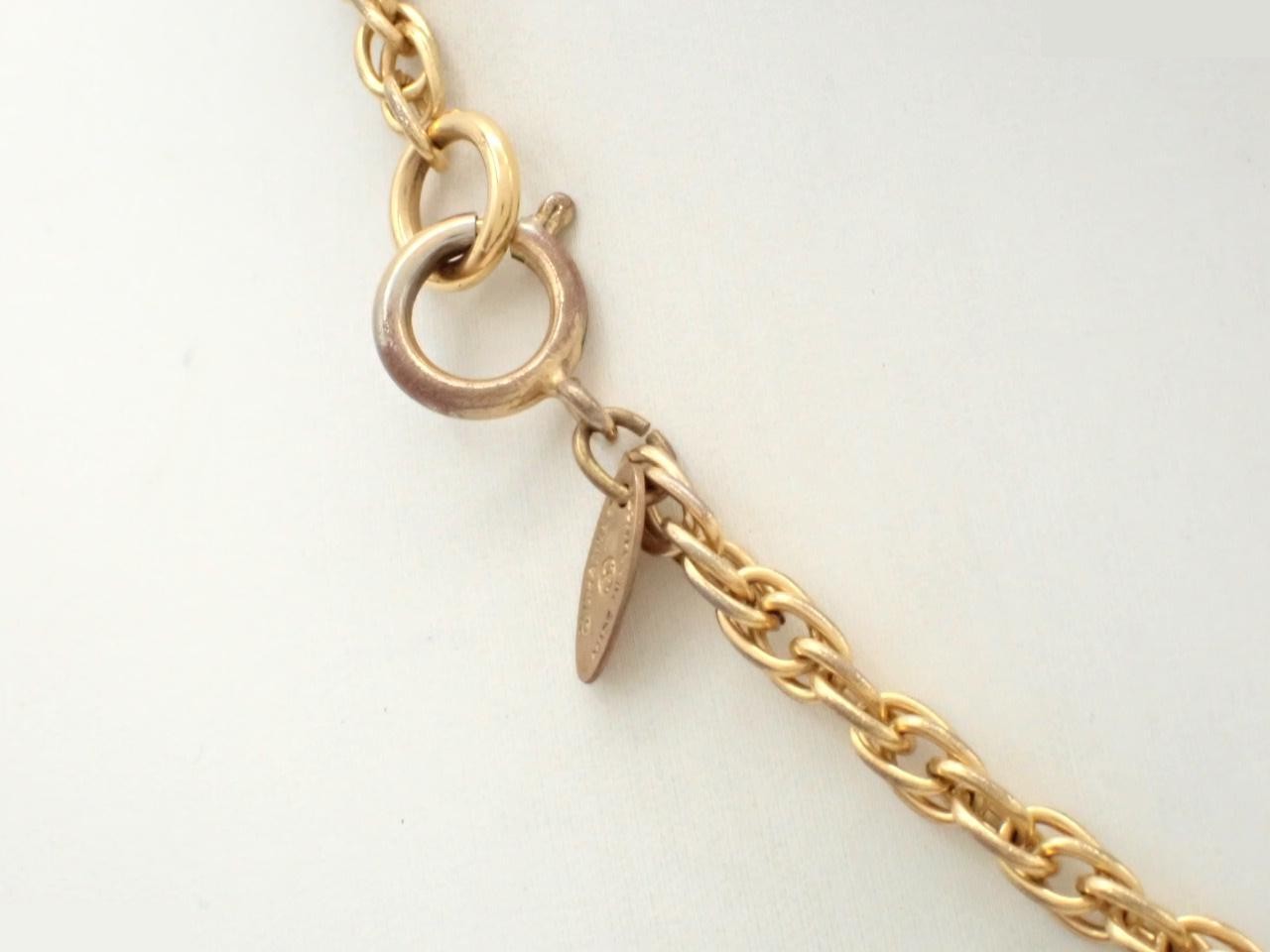 Coco Mark Necklace, Gold — view 2