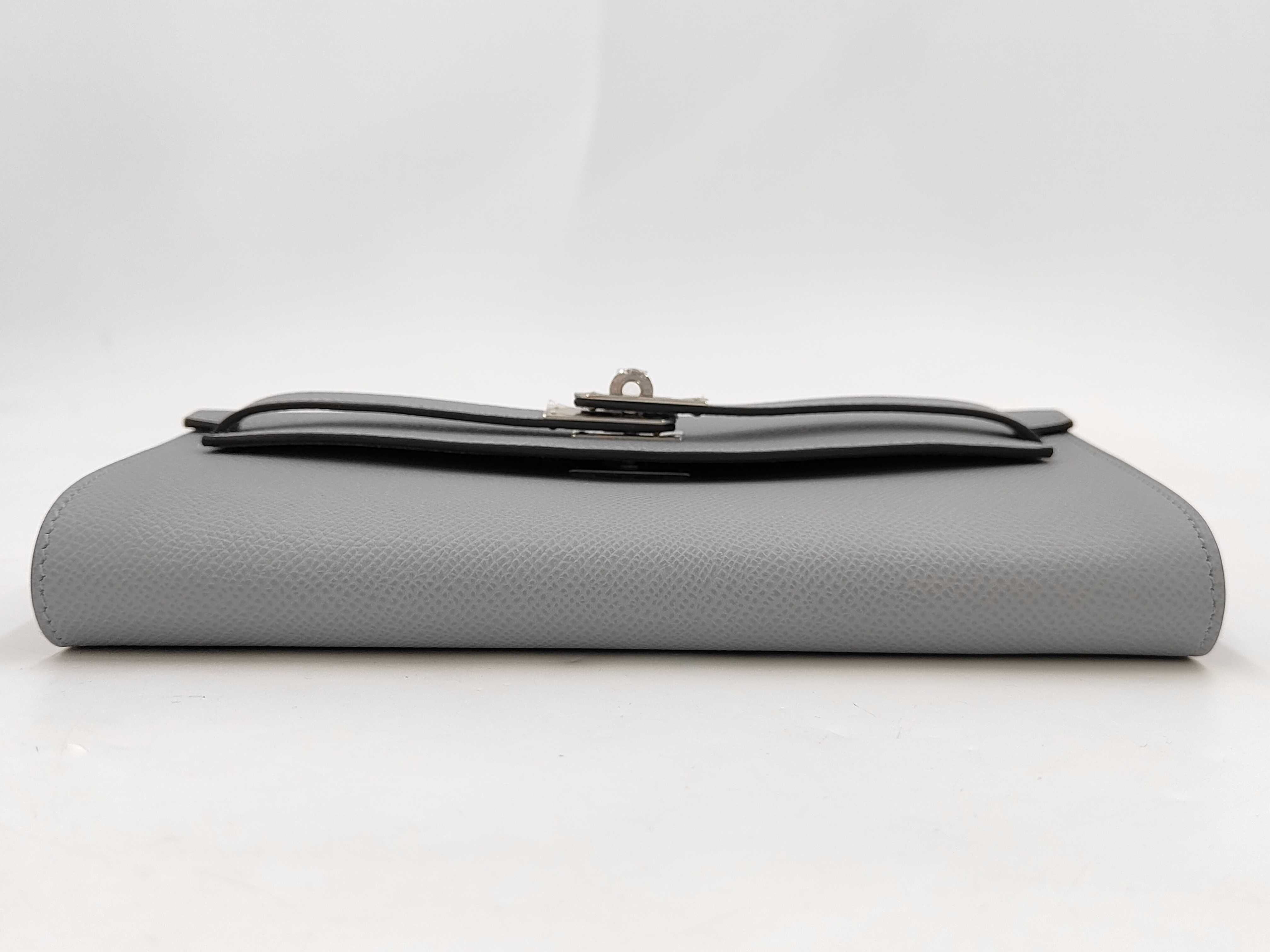 Kelly To Go Gris Pantin Gold Hardware G Stamp Waist Bag — view 3