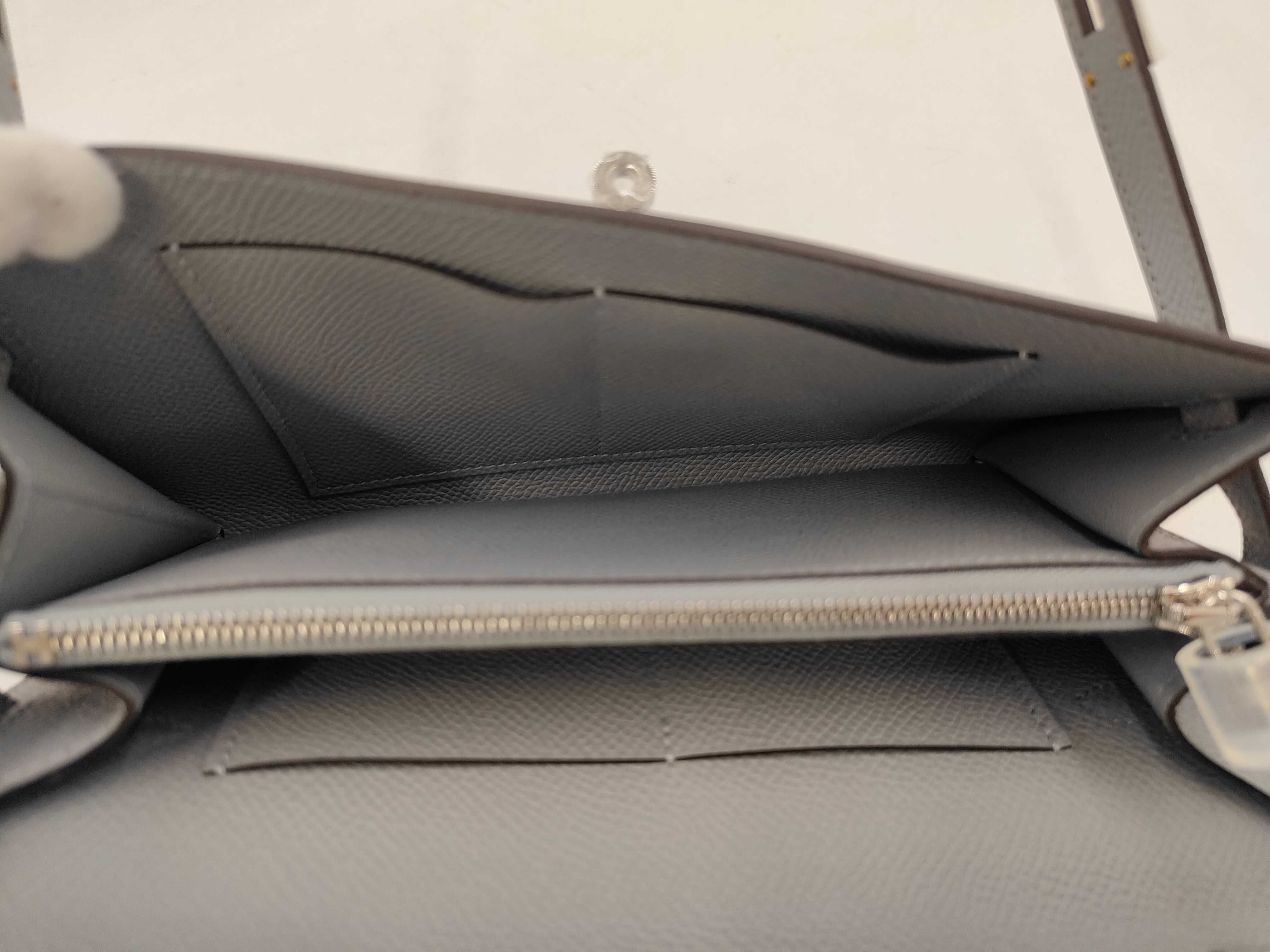 Kelly To Go Gris Pantin Gold Hardware G Stamp Waist Bag — view 9